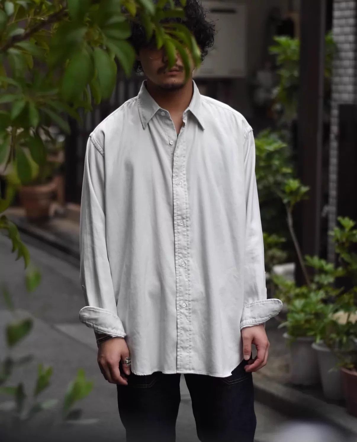 A.PRESSE A.PRESSE Long Sleeve Double Weave Twill Shirt White 26ss 2 Size US M / EU 48-50 / 2 - 2 Thumbnail