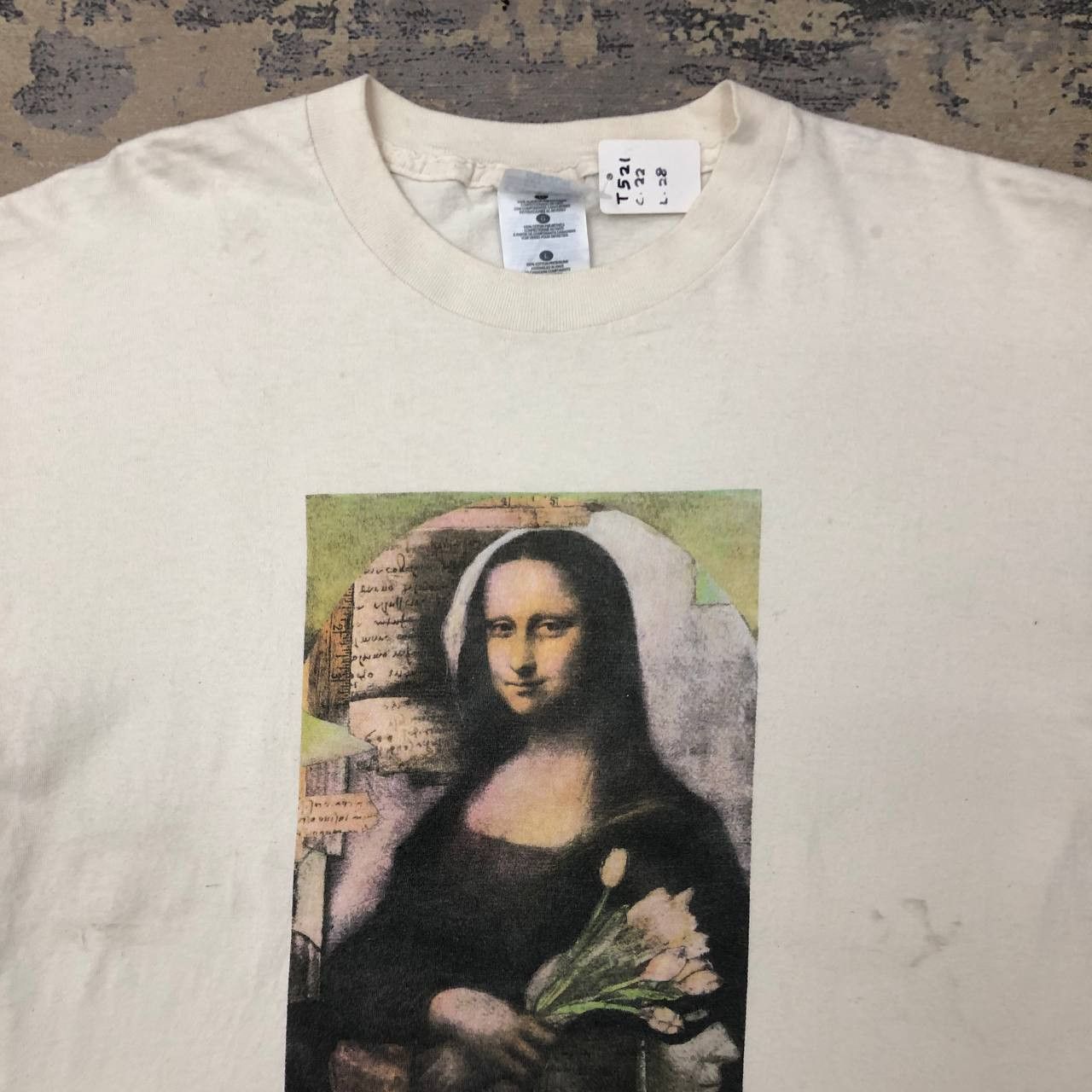 トップス Vintage Seattle Art Museum Mona Lisa T Vintage Seattle Art Museum Mona Lisa T