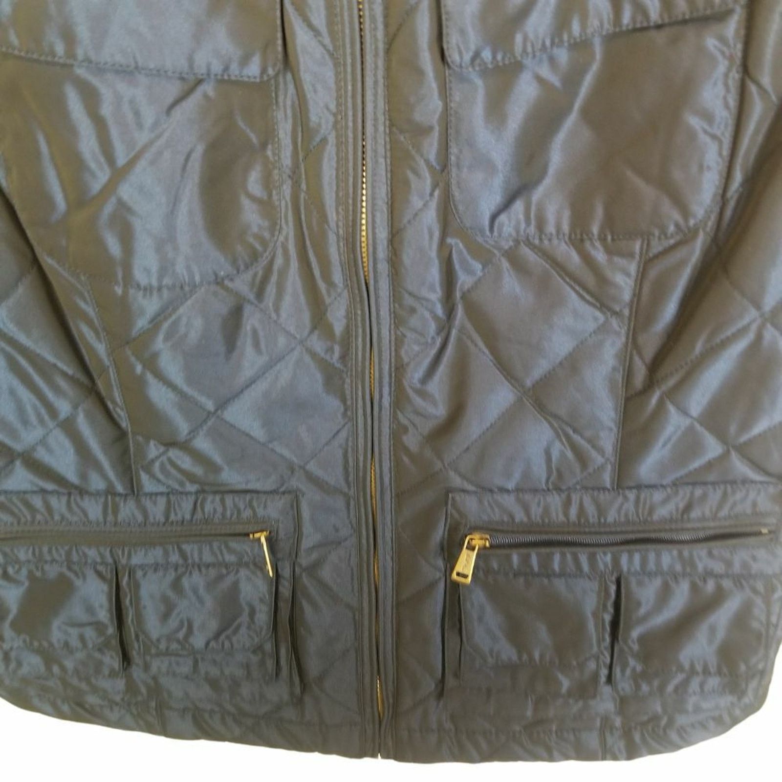 Lauren Ralph Lauren Lauren Ralph Lauren Women Shiny Quilted Vest Full Zip Jacket Size S / US 4 / IT 40 - 3 Thumbnail
