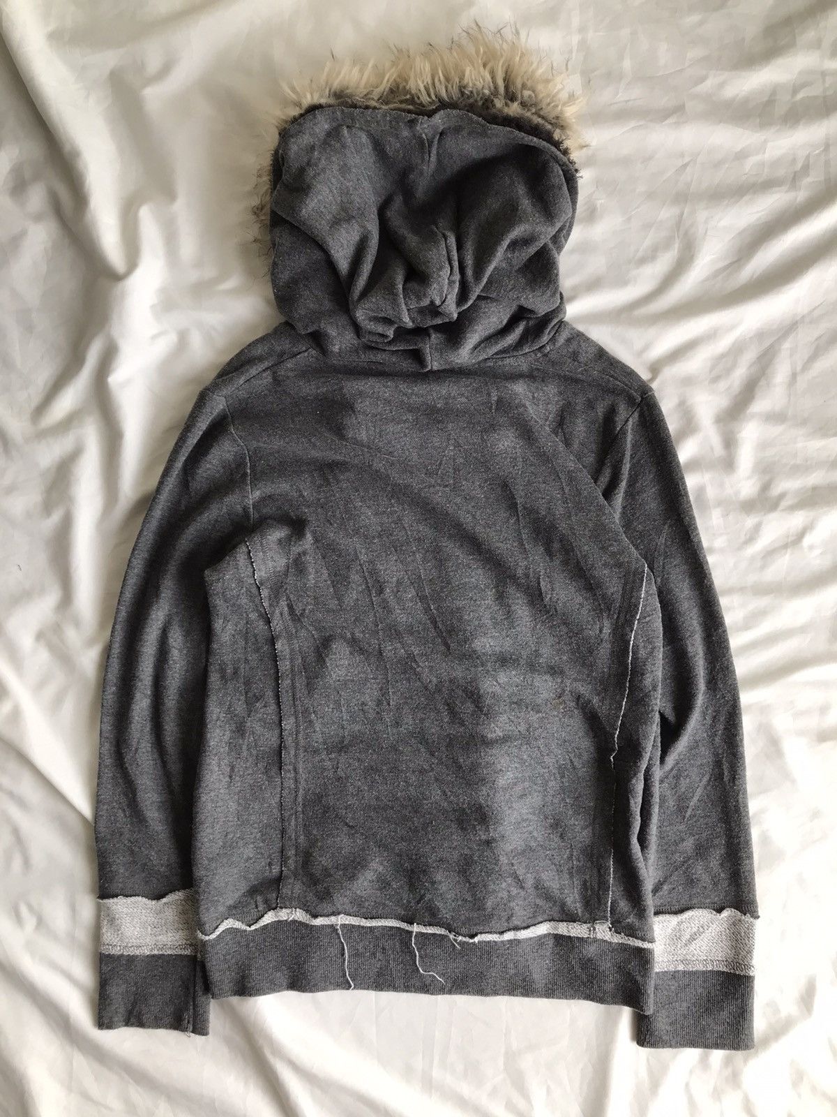 If Six Was Nine Lilbre distressed zip Fur Hoodie ifsix lgb gothic style Size US M / EU 48-50 / 2 - 5 Thumbnail