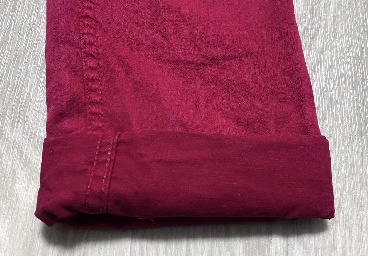 Acne Studios Womens Acne Studios Flex Satin Red Cotton Stretch Pant Jeans Size 28" / US 6 / IT 42 - 8 Thumbnail