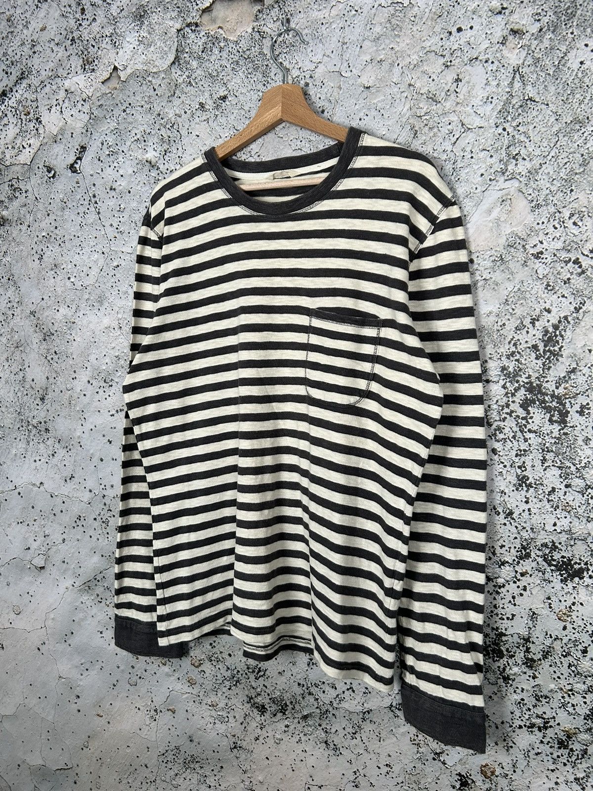 Designer NN07 Striped Sweatshirt Longsleeve Minimalist Scandi Hype Size US L / EU 52-54 / 3 - 2 Thumbnail