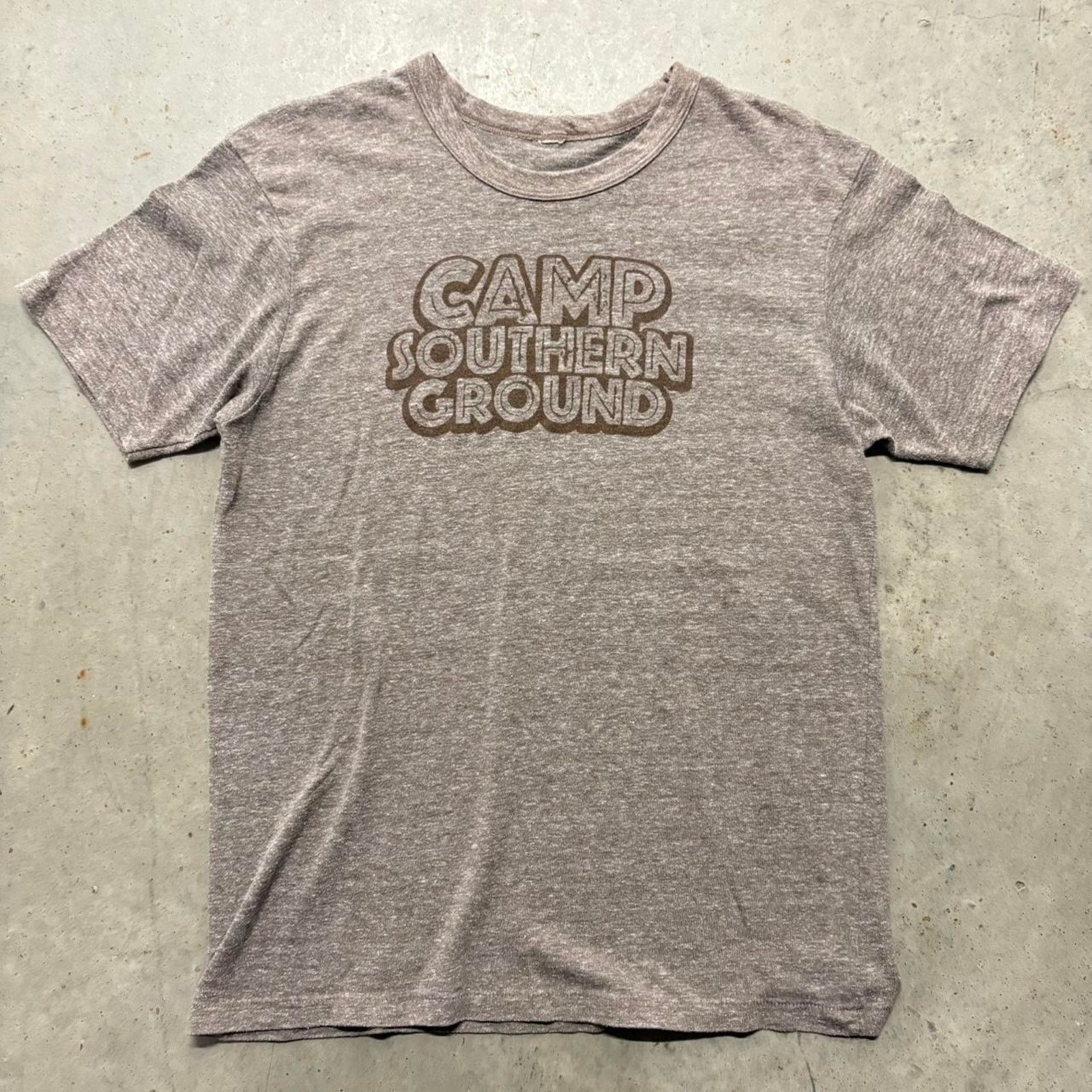 Japanese Brand × Vintage Crazy Vintage 70s Camp Southern Ground Graphic T Shirt Size US L / EU 52-54 / 3 - 1 Thumbnail