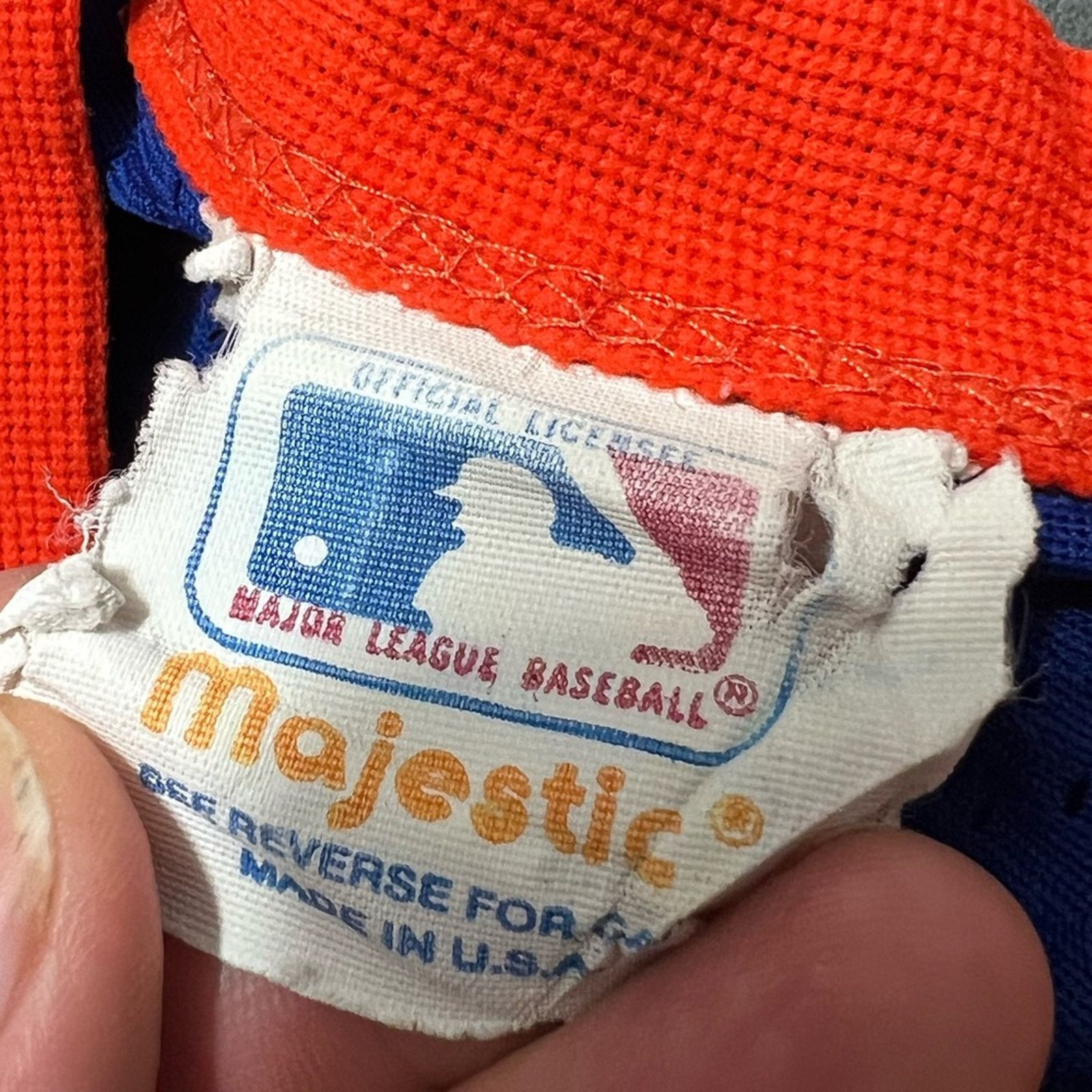 Majestic Vintage 70’s New York Mets Jersey Mens XL Made in USA CLEAN Size US XL / EU 56 / 4 - 4 Thumbnail