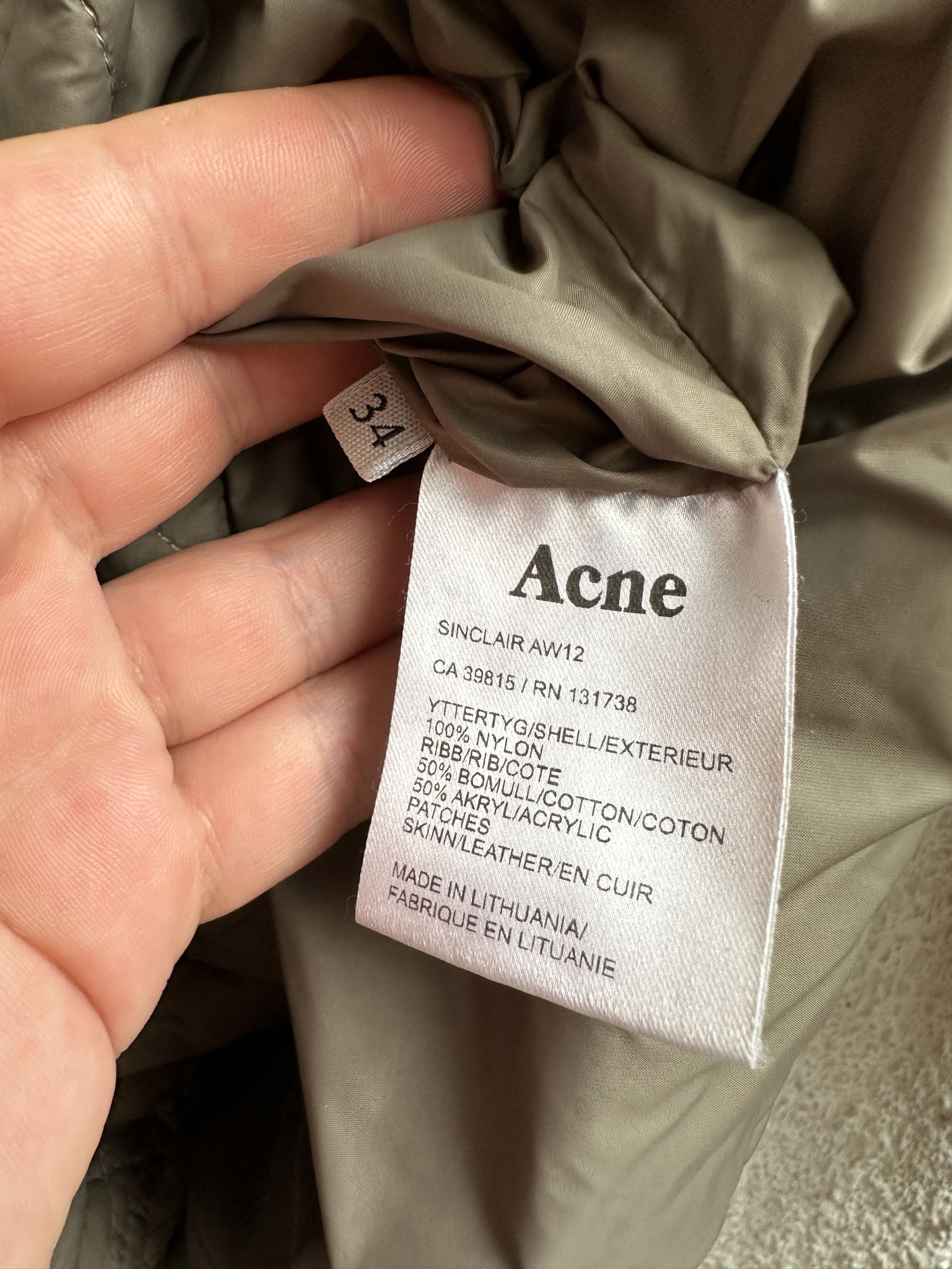 Acne Studios asymmetrical bomber jacket Size US M / EU 48-50 / 2 - 5 Thumbnail
