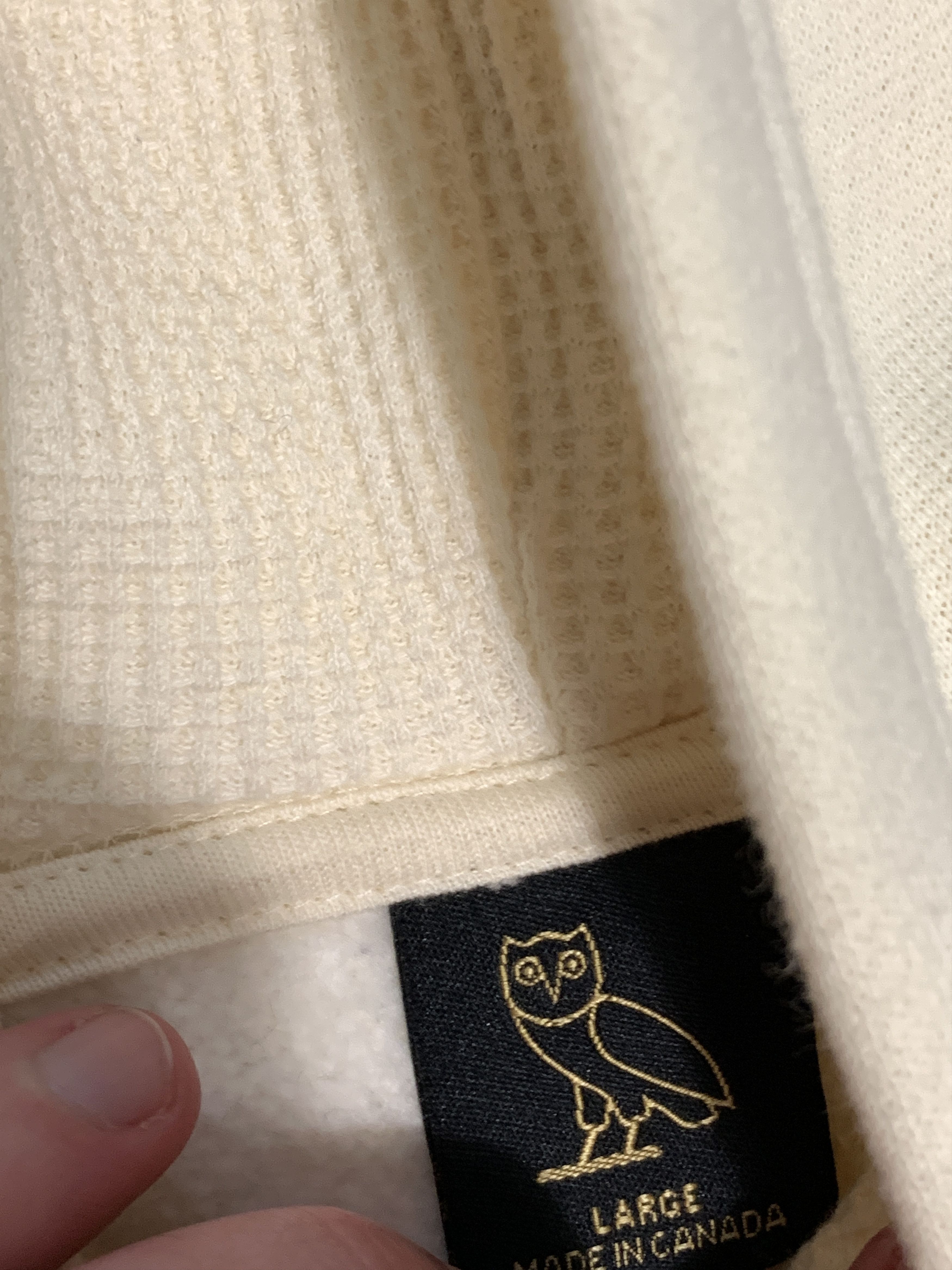 Drake OVO Heritage Classic Owl Hoodie Cream Size US L / EU 52-54 / 3 - 4 Thumbnail