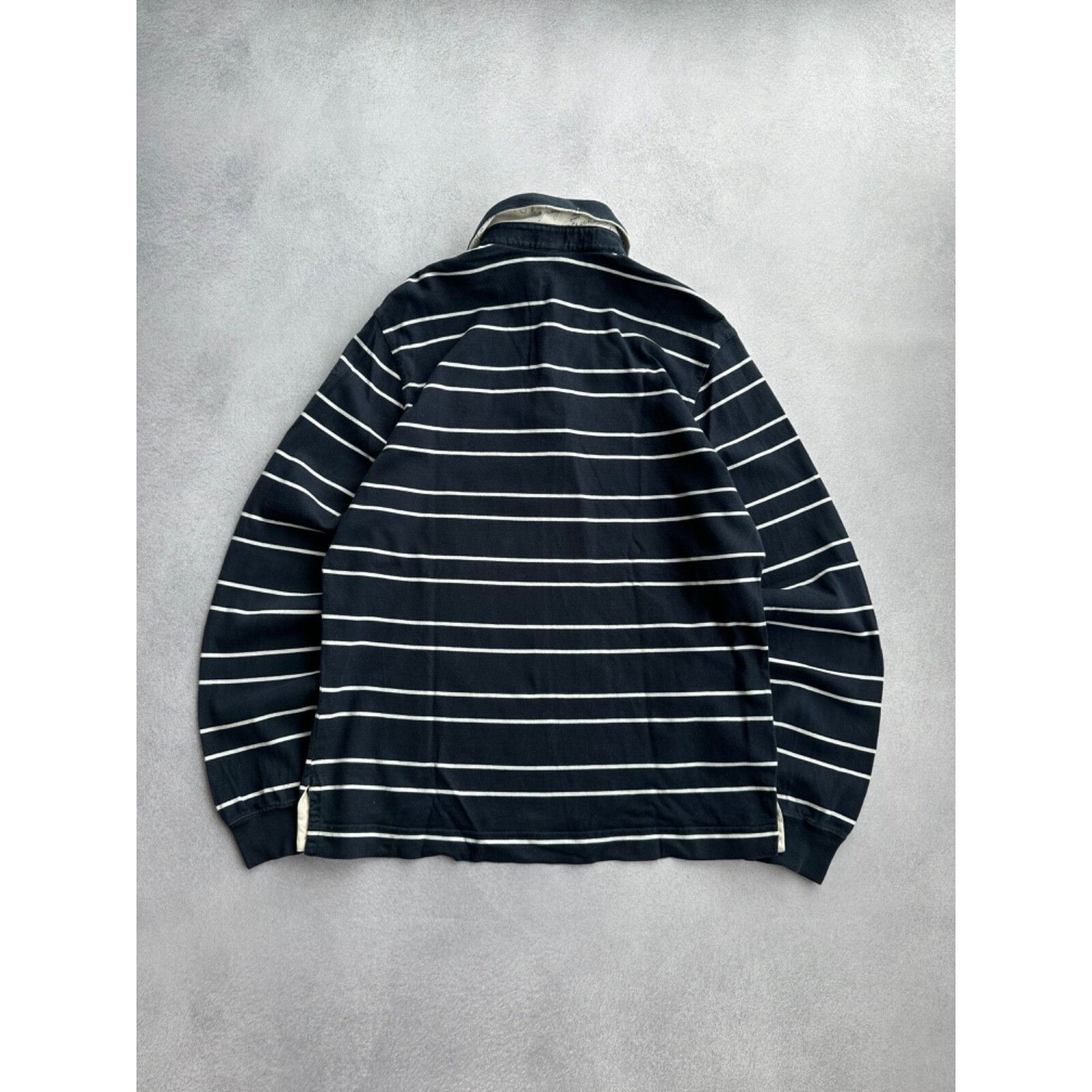 Paul & Shark VTG Paul & Shark Yachting KPW Striped Rugby Shirt Size US L / EU 52-54 / 3 - 7 Thumbnail