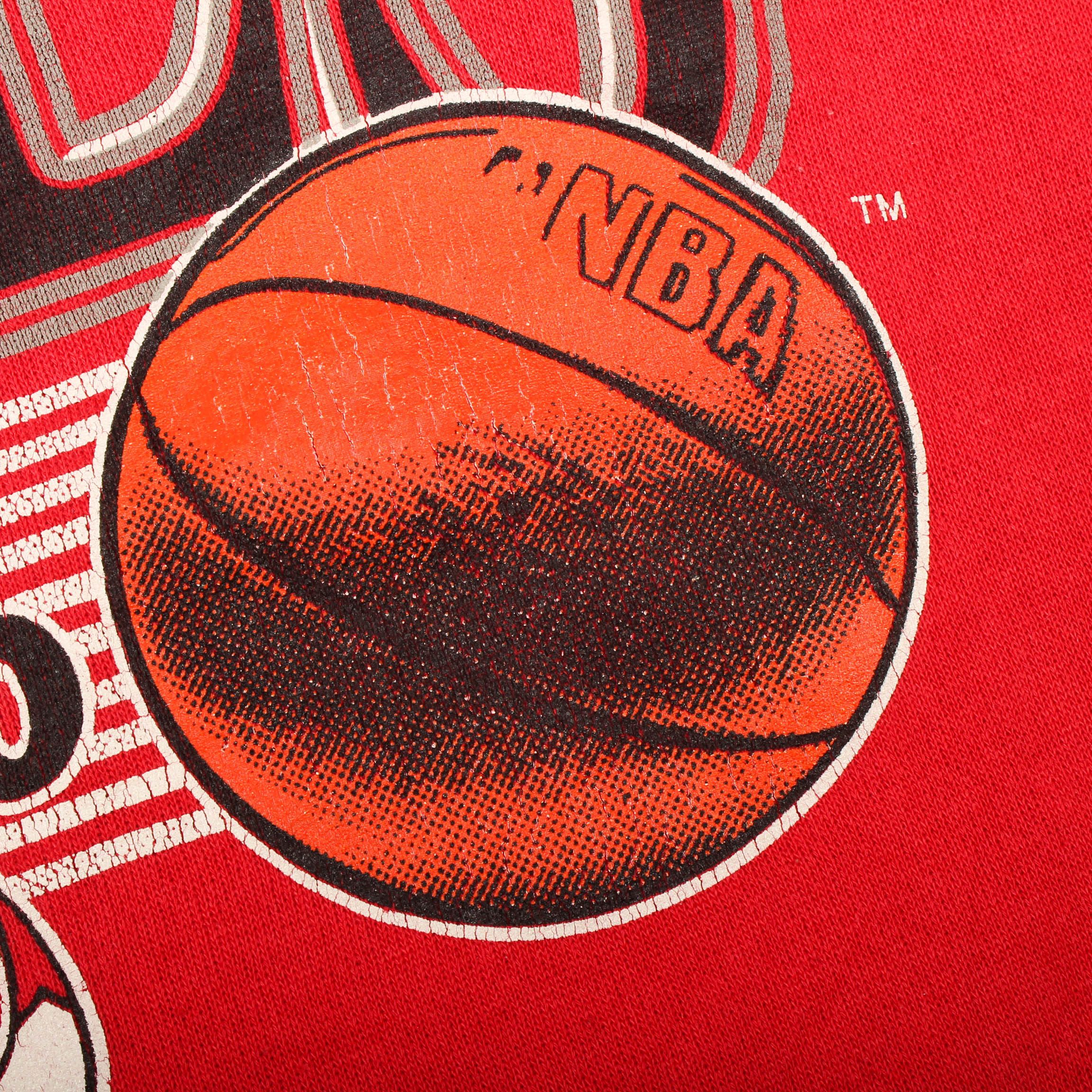 NBA Chicago Bulls Sweatshirt Red 90s NBA Basketball Size US L / EU 52-54 / 3 - 6 Thumbnail