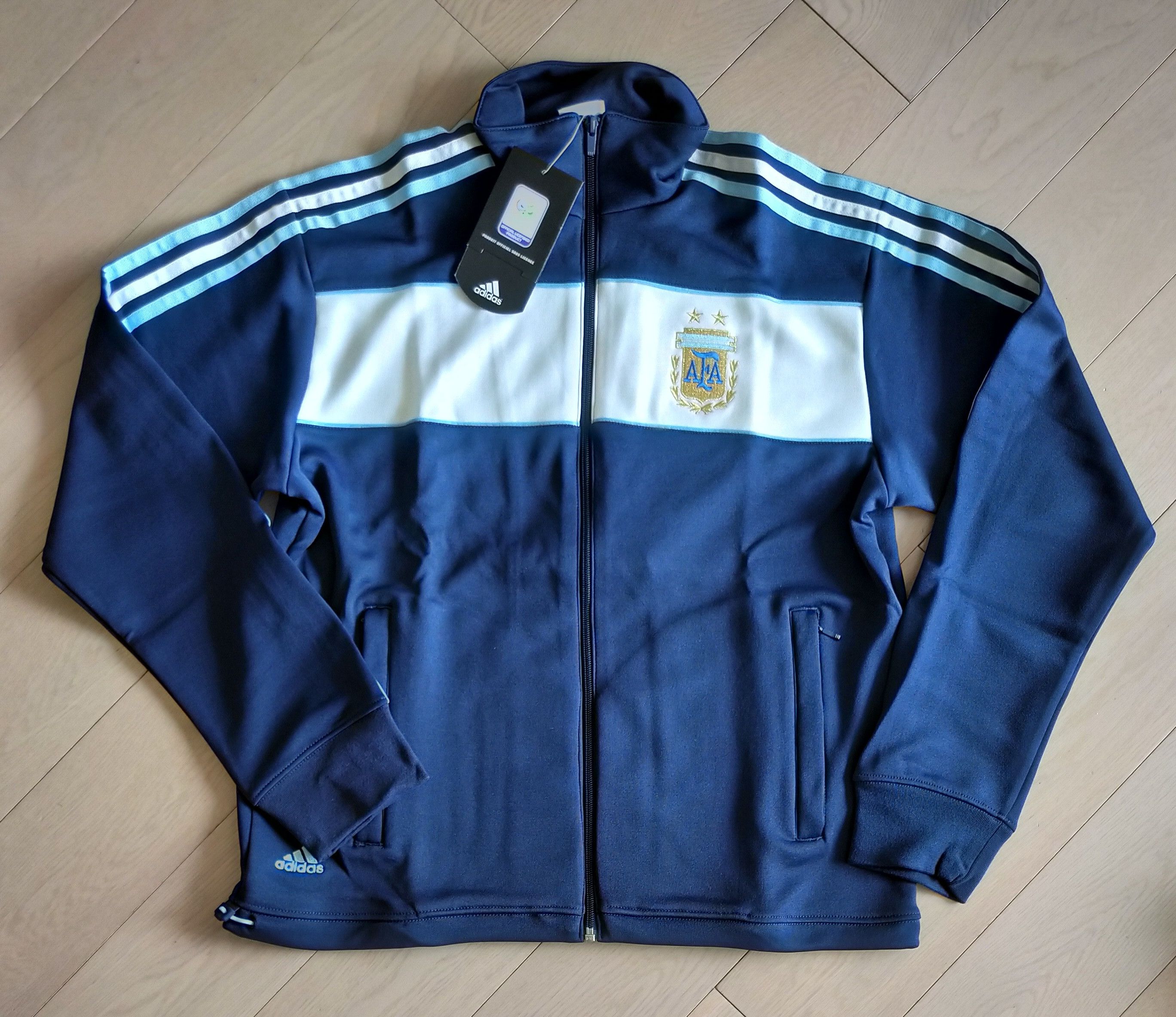 Adidas NWT 2006 Adidas Argentina Football Team Track Jacket y2k Size US M / EU 48-50 / 2 - 1 Thumbnail
