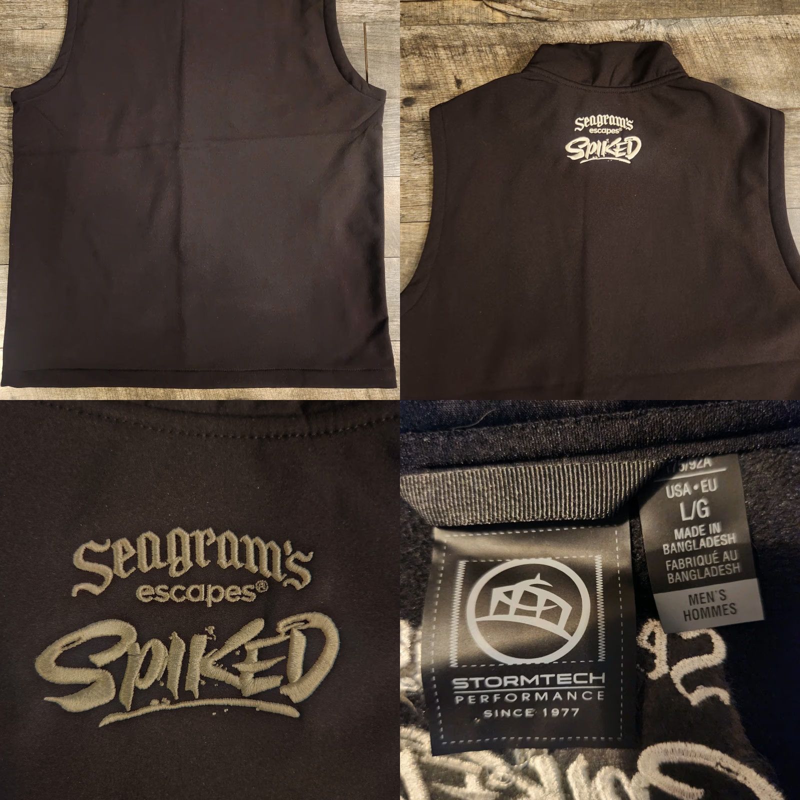 Stormtech WWE Vest Mens Large Event Promo Soft Shell Embroidered StormTech Black Size US L / EU 52-54 / 3 - 8 Thumbnail