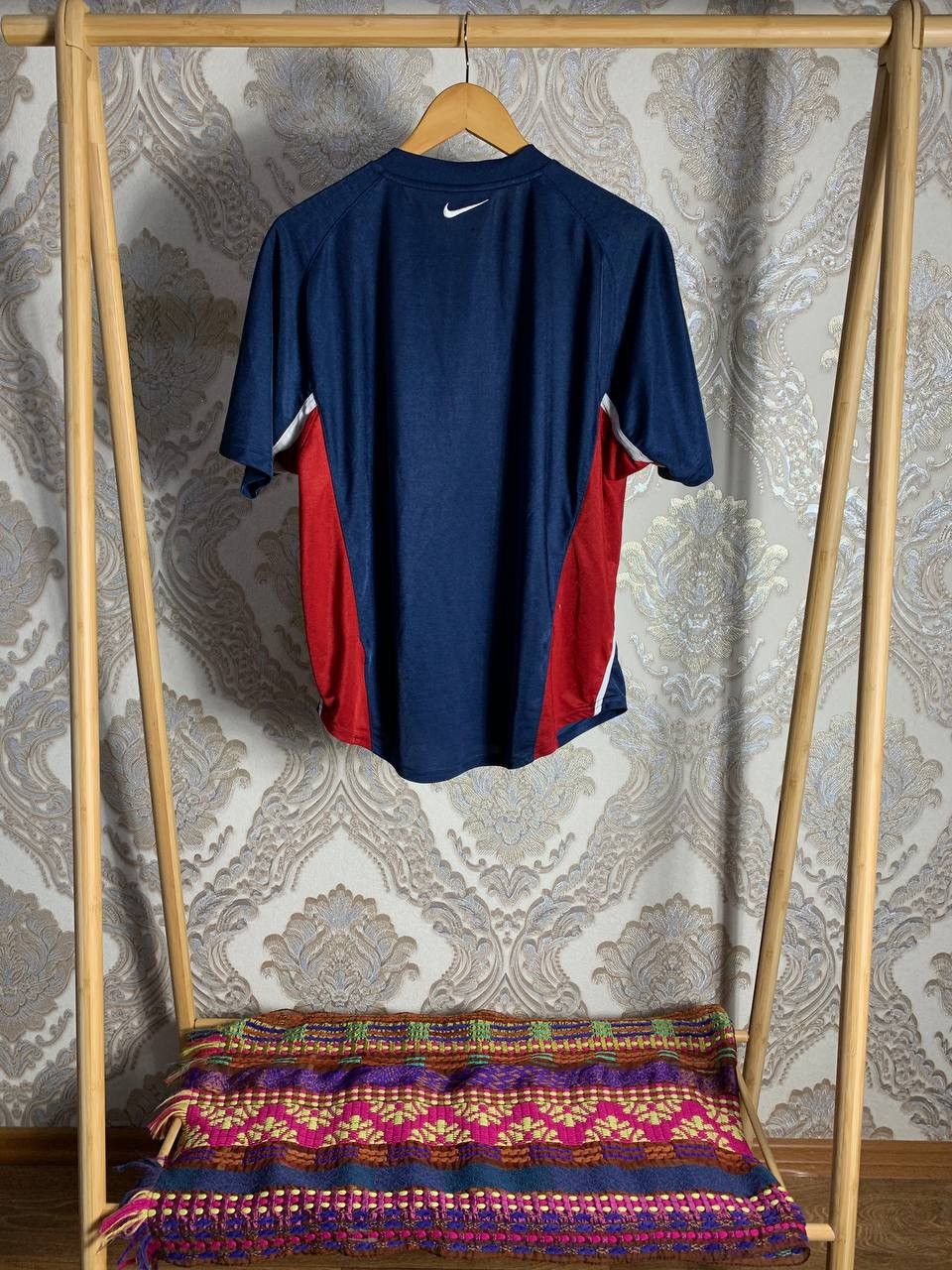 Nike × Vintage VERY RARE NIKE CENTR BIG LOGO SWOOSH DRILL Y2K 90s RETRO Size US S / EU 44-46 / 1 - 7 Thumbnail