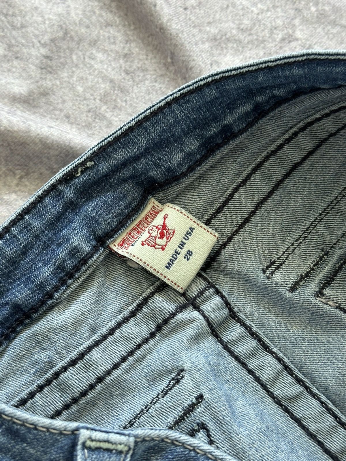 True Religion True Religion Straight Jeans Size 28" / US 6 / IT 42 - 10 Thumbnail