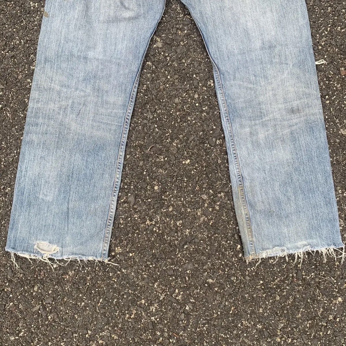 Polo Ralph Lauren 💥 SUPER DISTRESSED! Polo Ralph Lauren Jeans Denim Pants Size US 35 - 13 Thumbnail