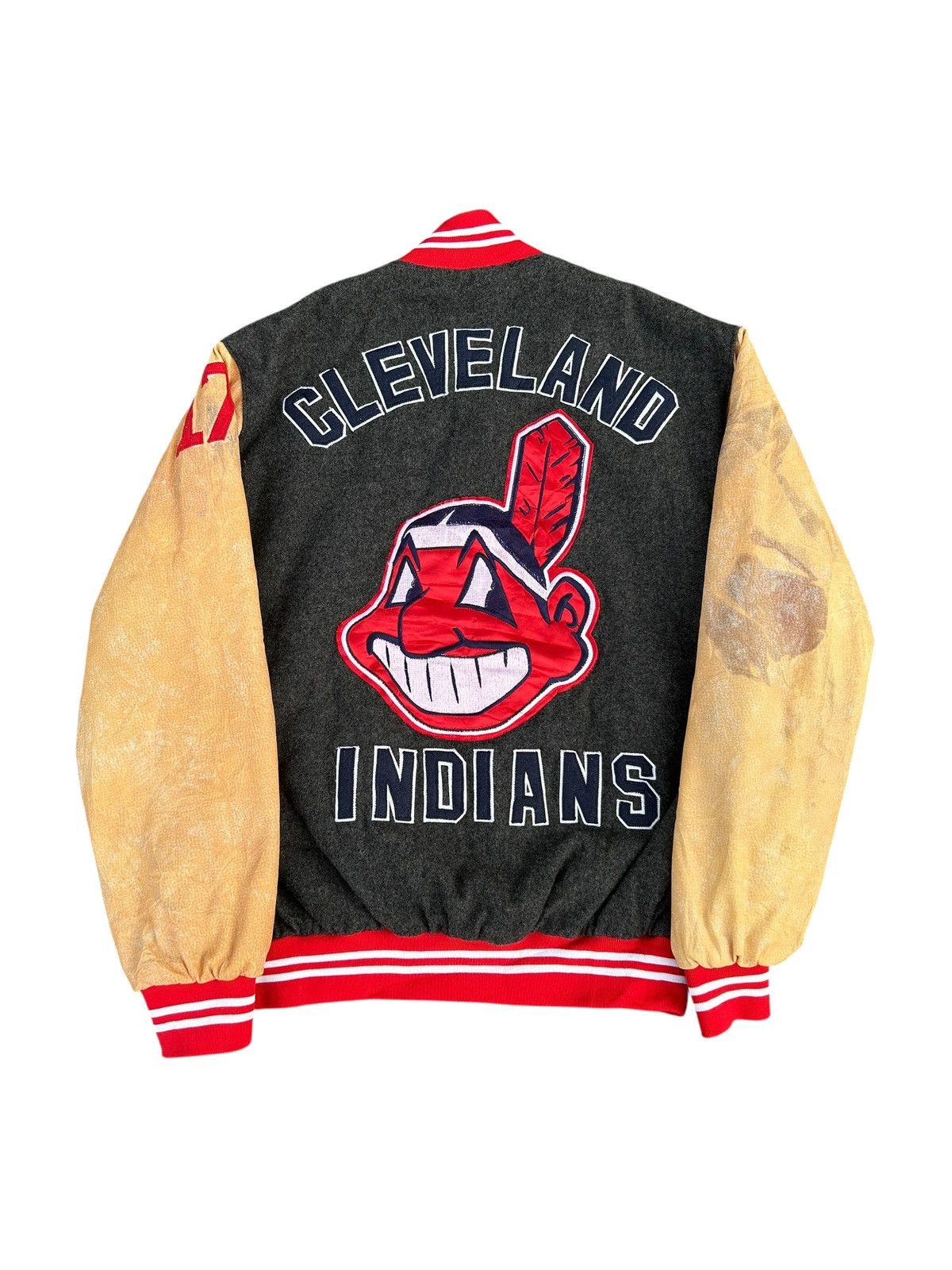 Kapital Vintage Cleveland Indian Varsity Jacket MLB Size US M / EU 48-50 / 2 - 5 Thumbnail