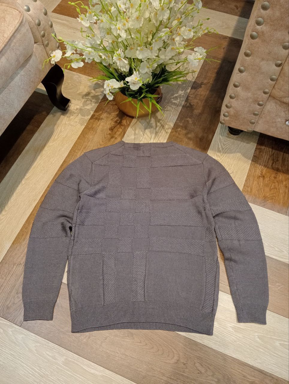 Tornado Mart TORNADO MART JAPAN PATCHWORK CREWNECK KNIT TOP SWEATER Size US L / EU 52-54 / 3 - 9 Thumbnail