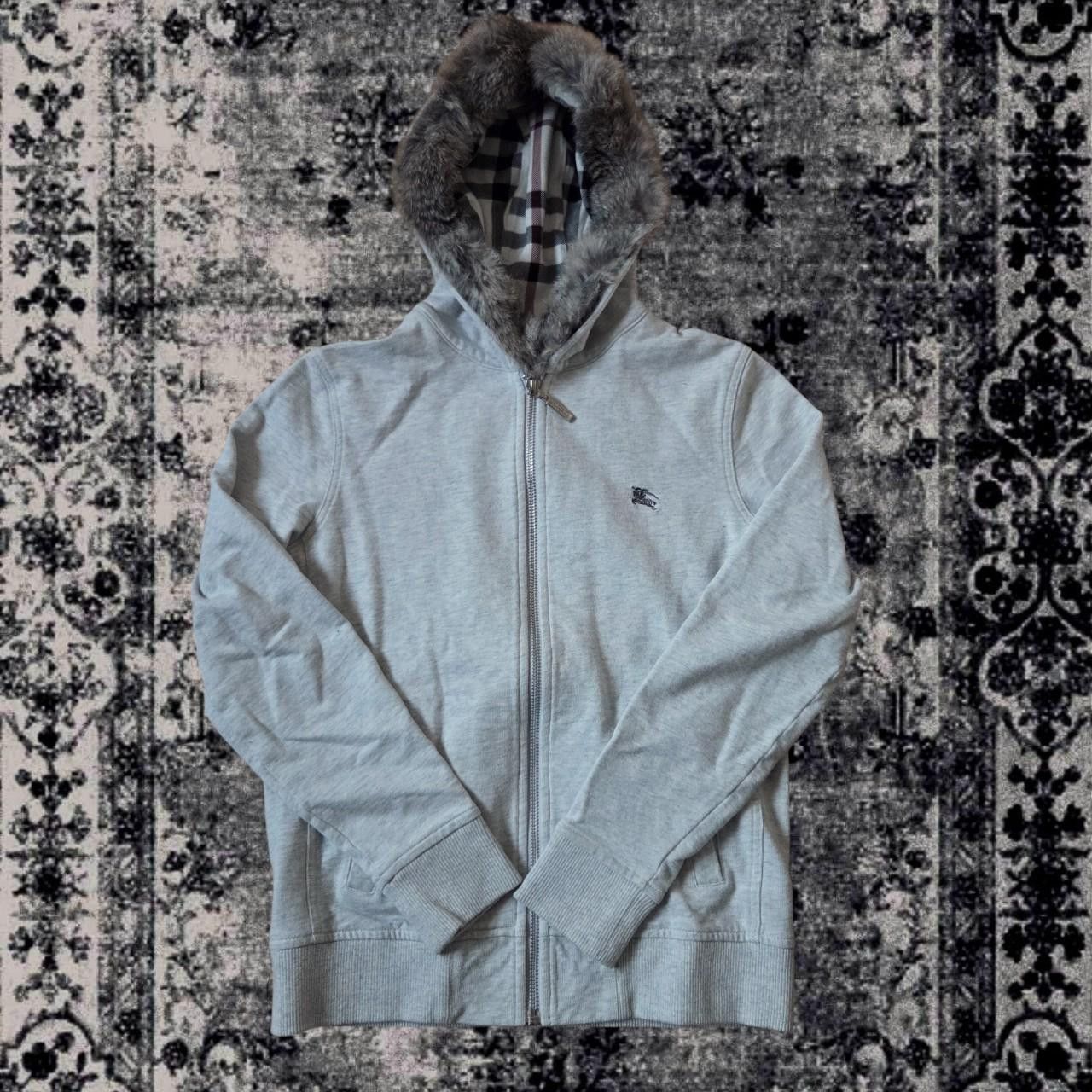 Burberry Burberry Rabbit Fur Hoodie | Grailed