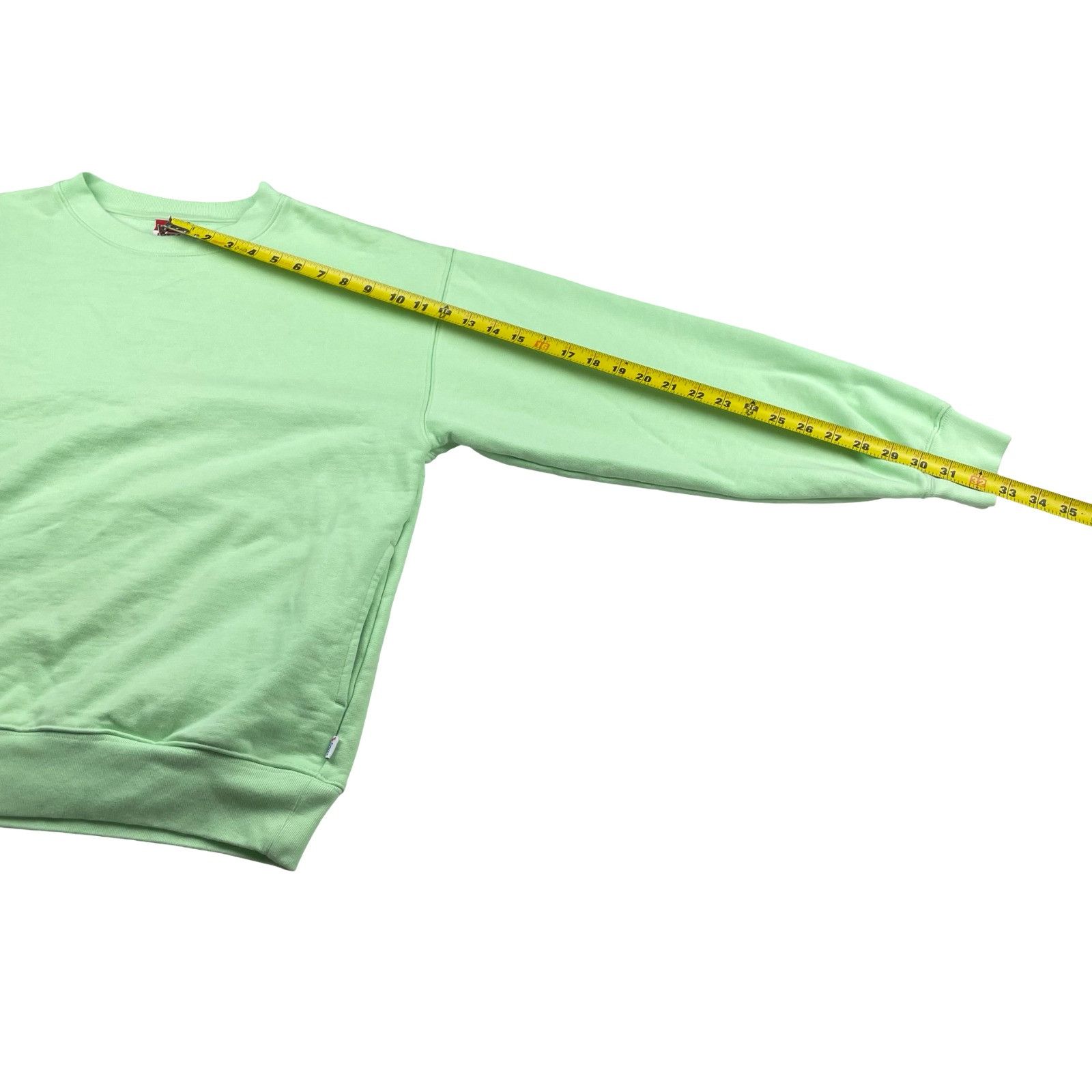 TNA Tna Men's Extra Fleece Crewneck Pullover Sweatshirt Green • Size US L / EU 52-54 / 3 - 9 Thumbnail