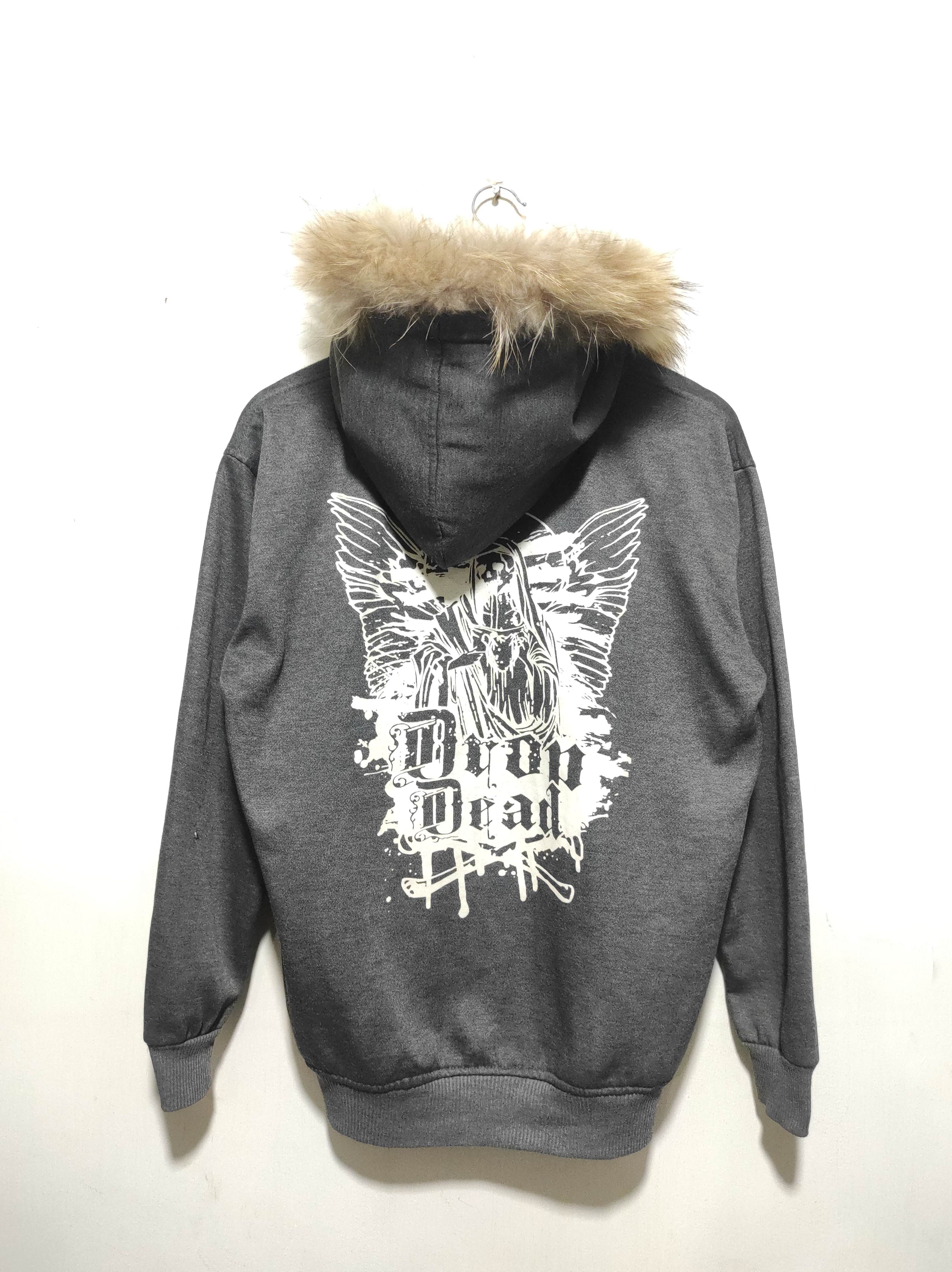 Japanese Brand Drop Dead Zip Fur Hoodie LGB IfSixWasNine style Size US M / EU 48-50 / 2 - 14 Thumbnail