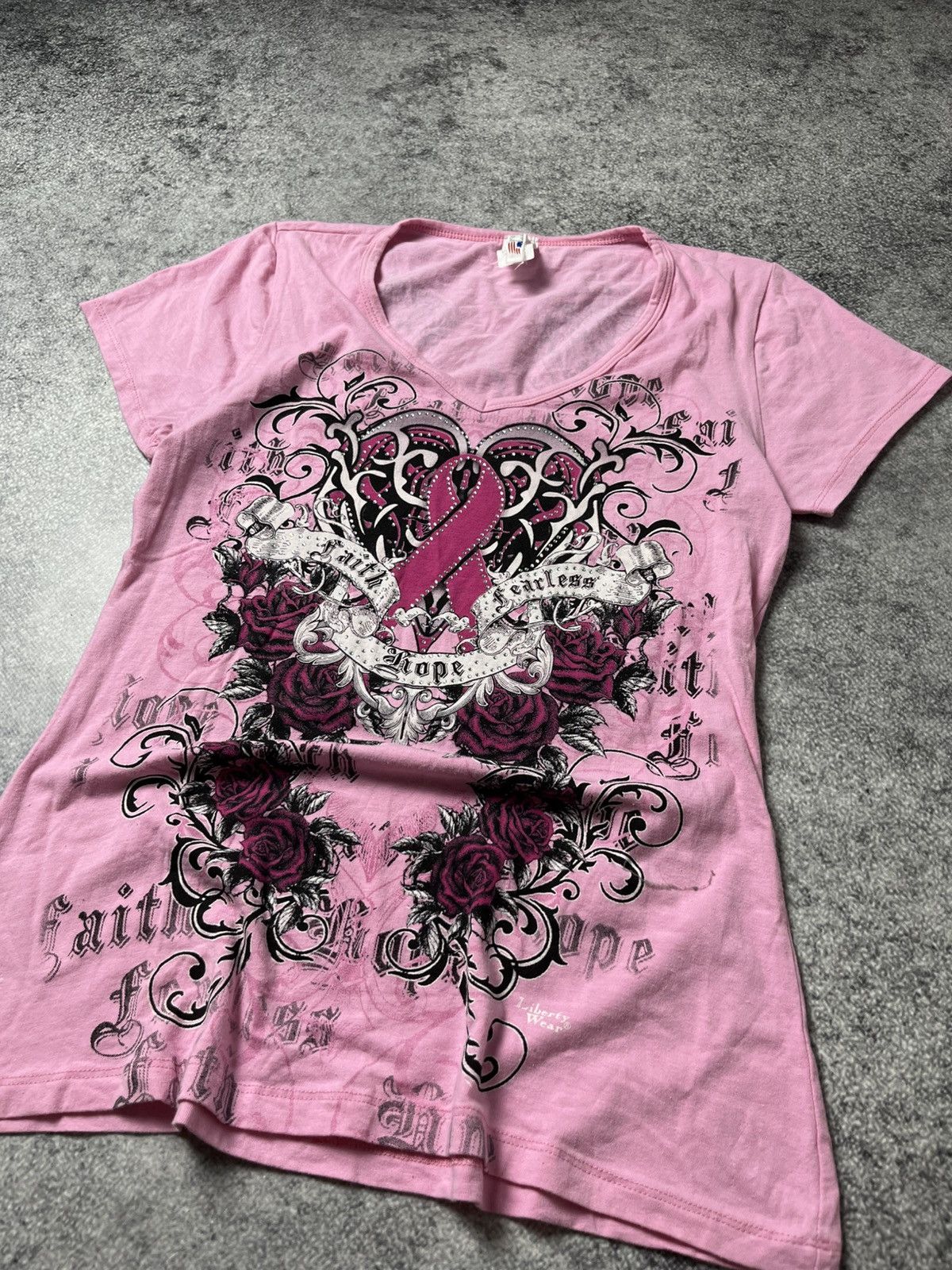 Hysteric Glamour 🔥 CRAZY HYSTERIC GLAMOUR LGB VIBE Y2K GOTHIC PUNK T SHIRT Size L / US 10 / IT 46 - 5 Thumbnail