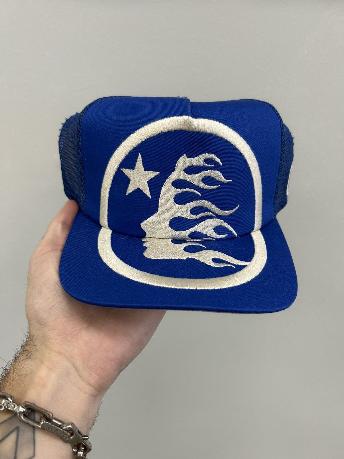 HELLSTAR Hellstar Big Logo Trucker Hat One Size Fits All Size ONE SIZE - 1 Thumbnail