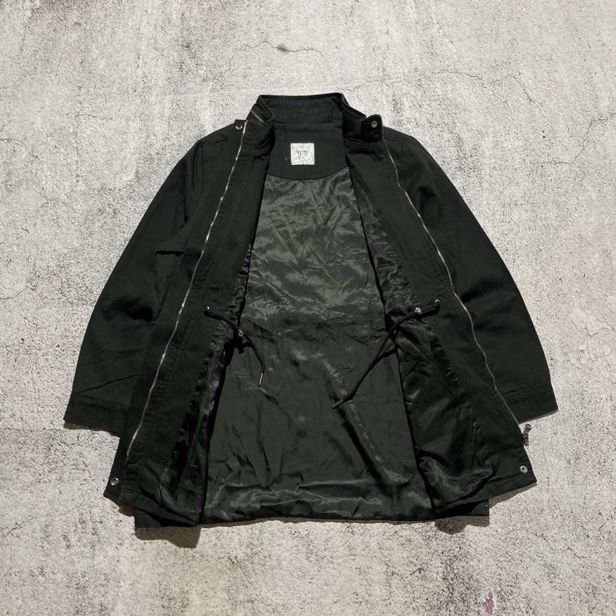 Japanese Brand 2000s Yetts Studded Pocket Jacket Black Lgb Punk Goa Style Size US XL / EU 56 / 4 - 14 Thumbnail