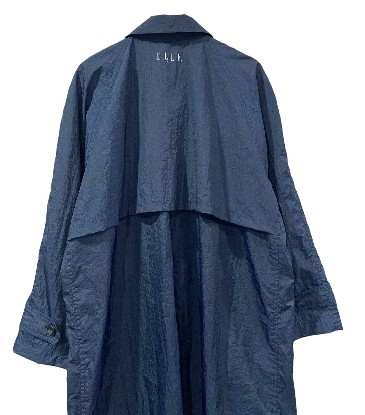 Designer ELLE Polyster Button Long Coat Size US L / EU 52-54 / 3 - 9 Thumbnail