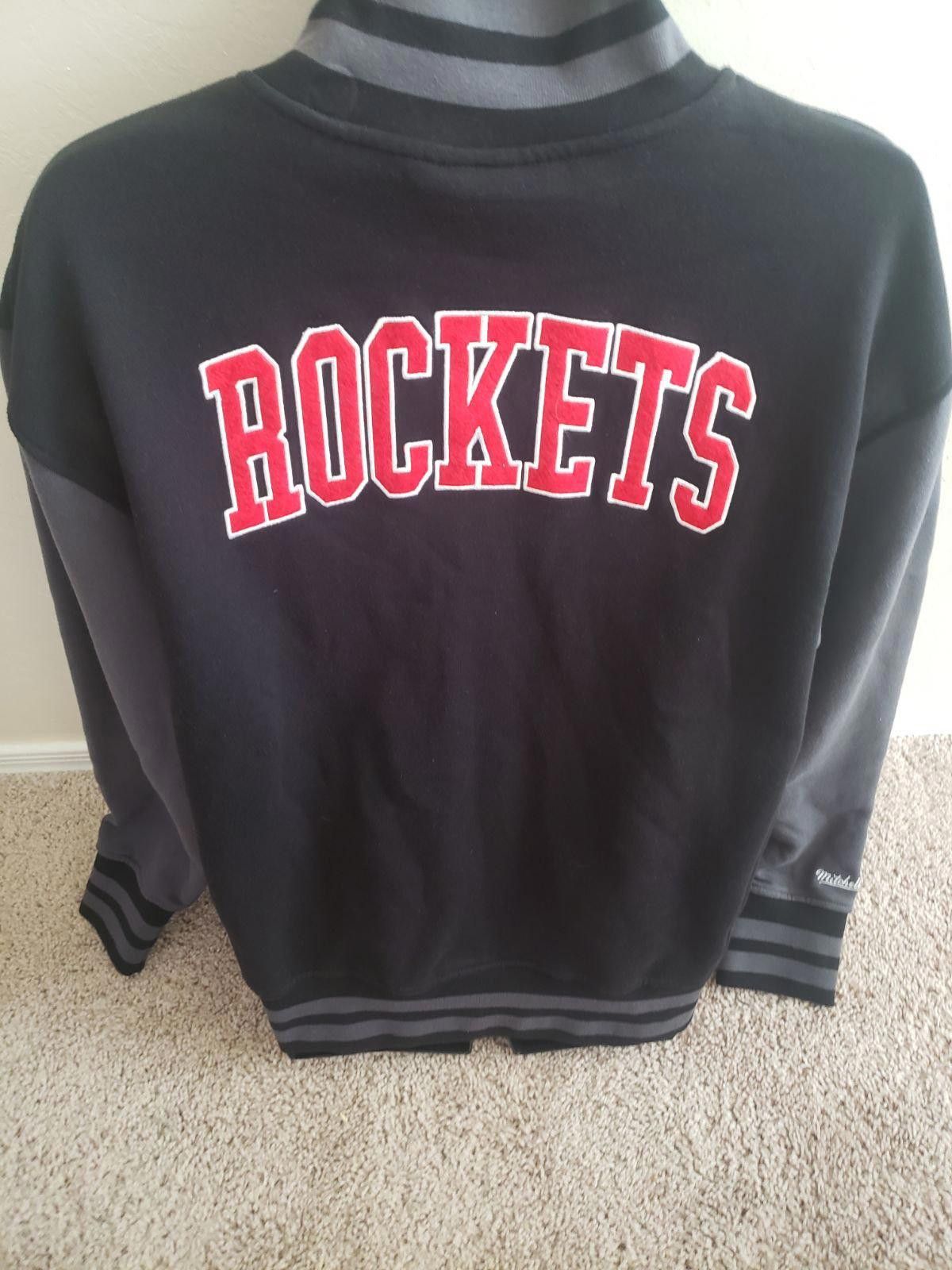 Mitchell & Ness New XL Houston Rockets vintage jacket Size ONE SIZE - 9 Thumbnail