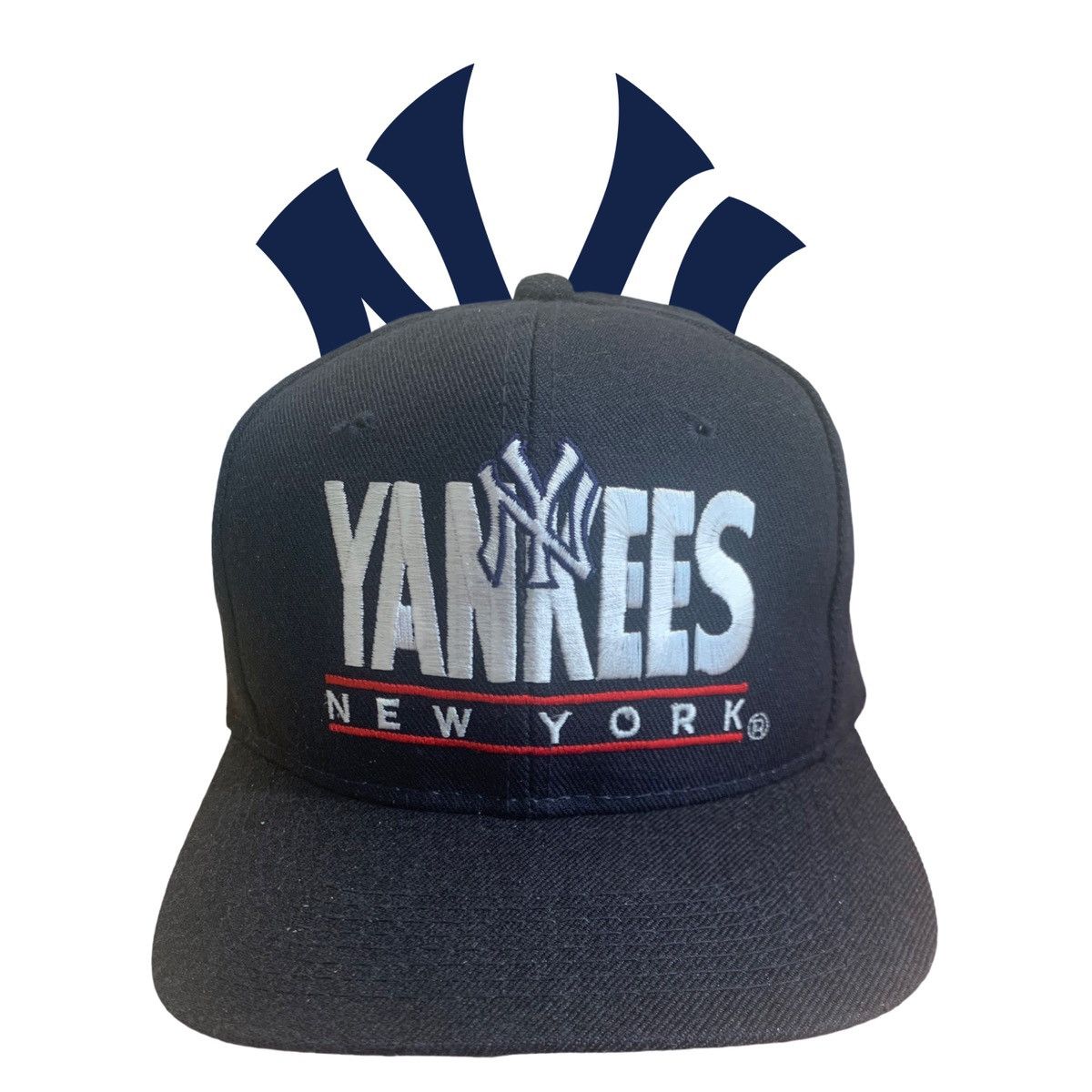 image of Drew Pearson X Youngan Snapback Hat Vintage in Dark Navy, Men's