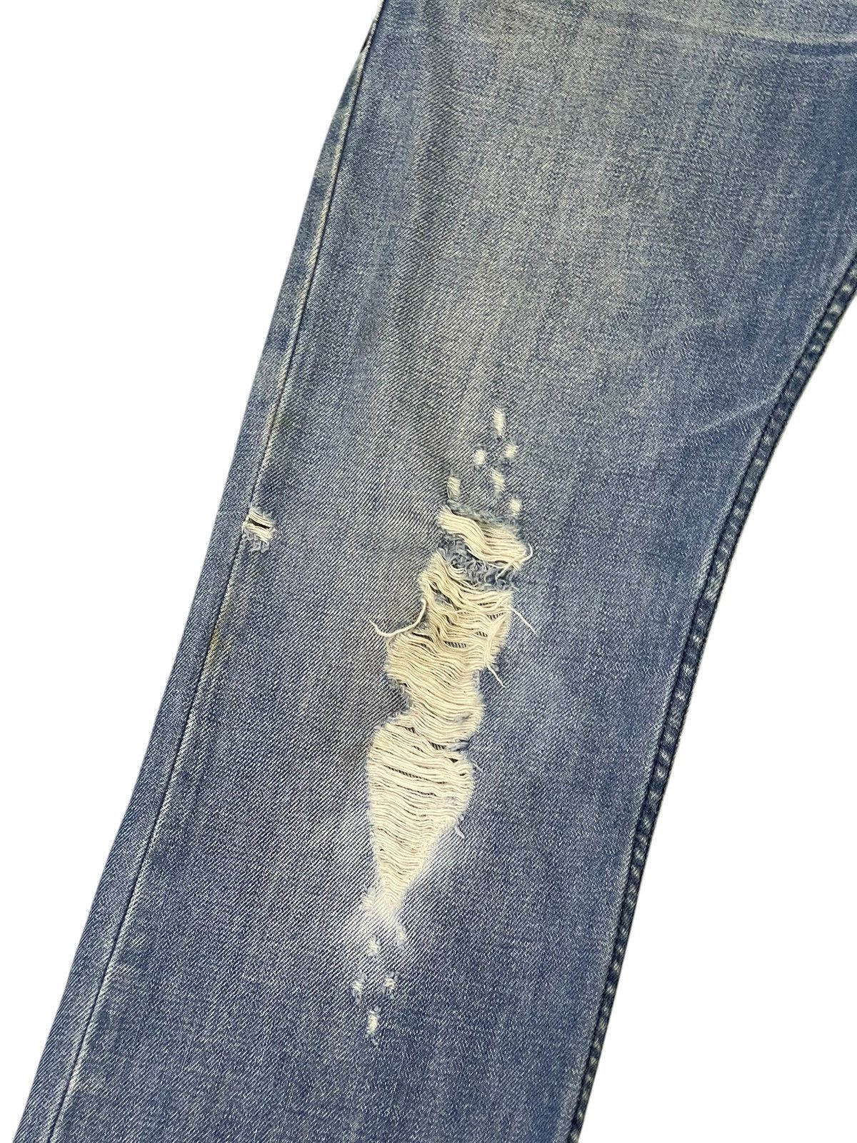 Diesel Flare Jeans Y2K Diesel Industries Distress Boot Cut 1🟦0 Size US 31 - 6 Thumbnail