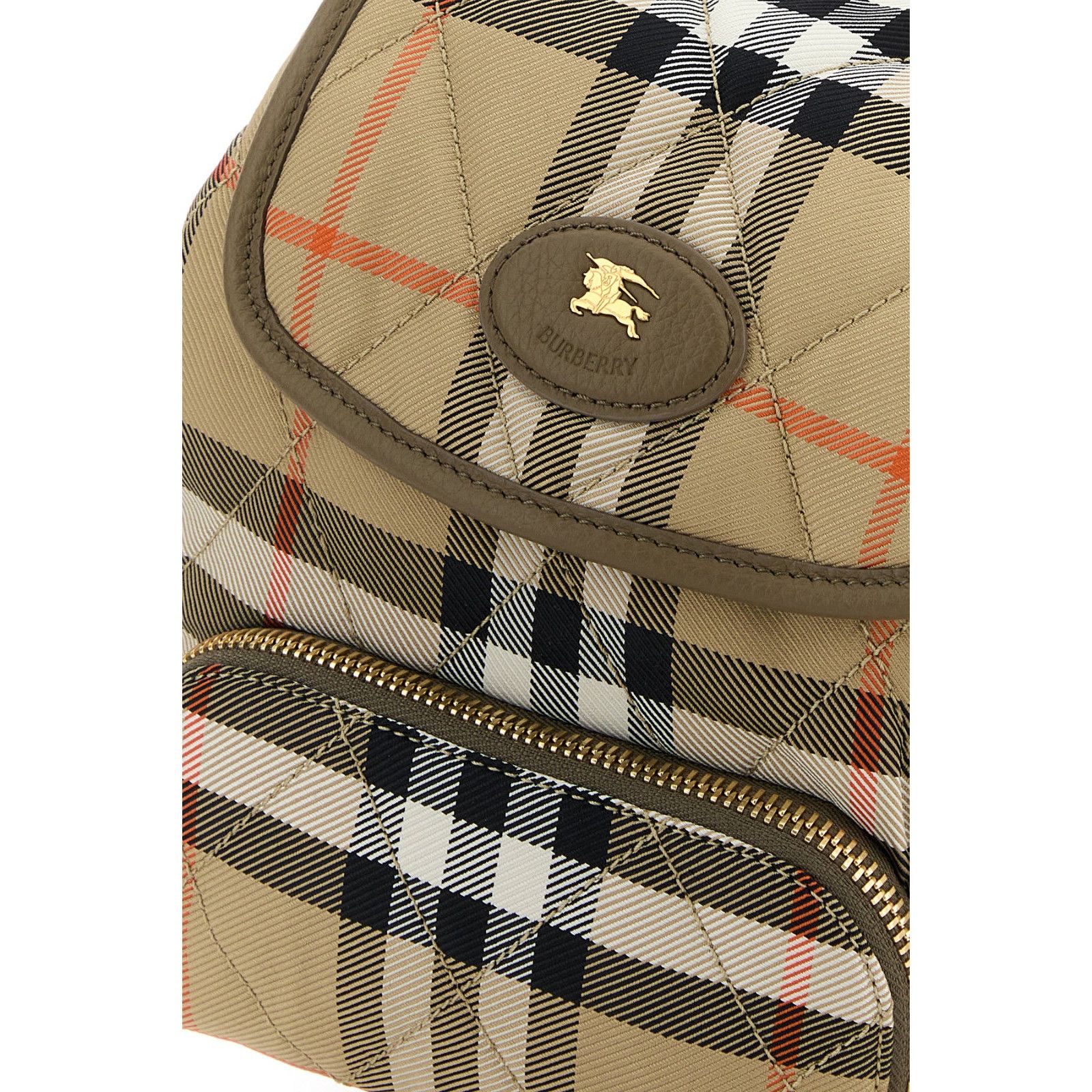 Burberry BURBERRY Horseshoe Mini Beige Backpack New Size ONE SIZE - 4 Thumbnail