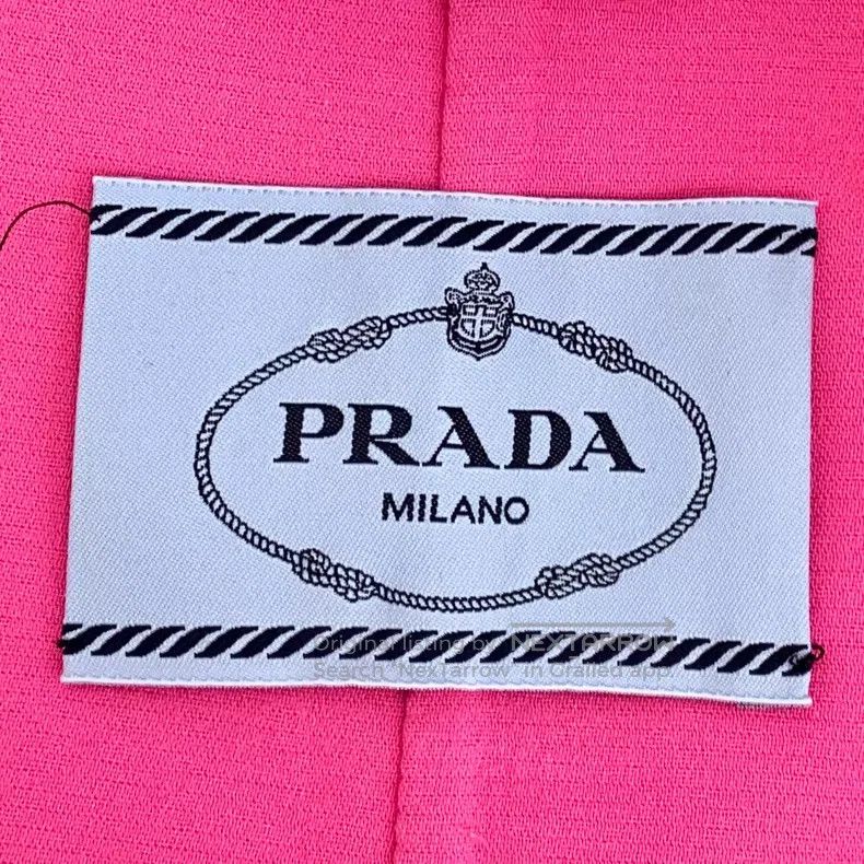 Prada Prada Pink lapel cotton single-breasted suit jacket Size S / US 4 / IT 40 - 5 Thumbnail