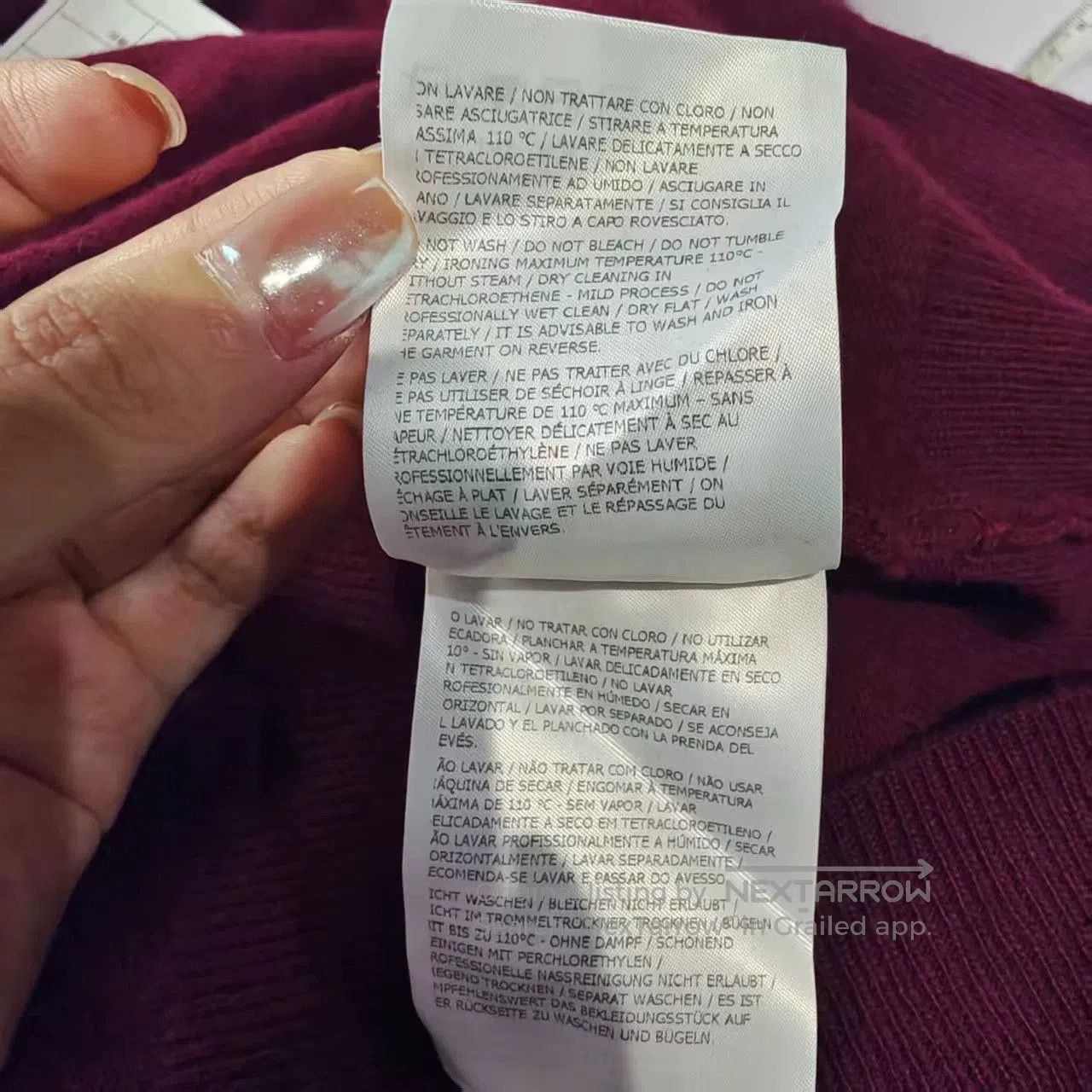 Moncler moncler maroon sweater size M for sale. Size US M / EU 48-50 / 2 - 7 Thumbnail