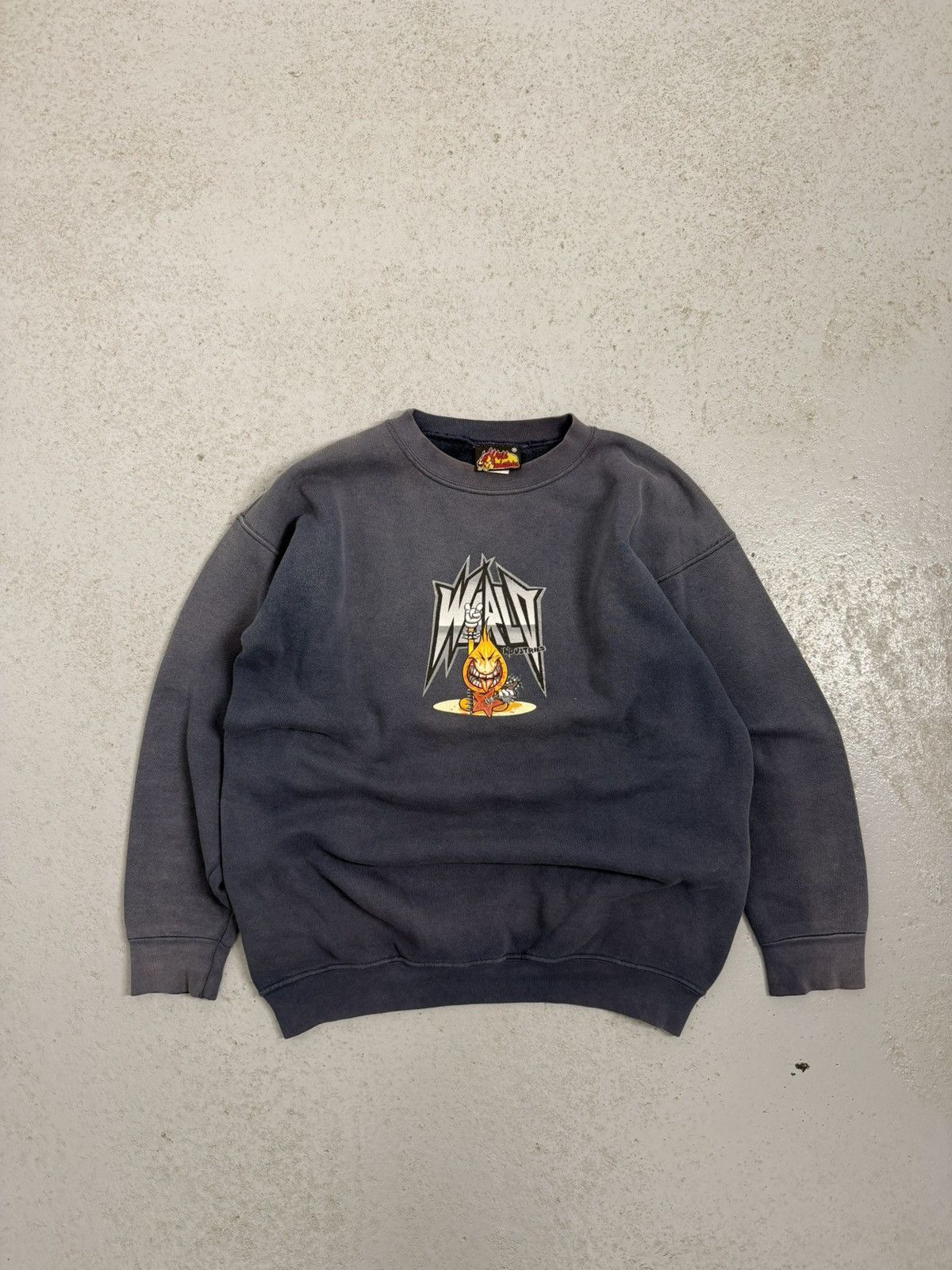 World Industries Vintage 90s Faded World Industries Skate Y2K Sweatshirt Size US M / EU 48-50 / 2 - 1 Thumbnail