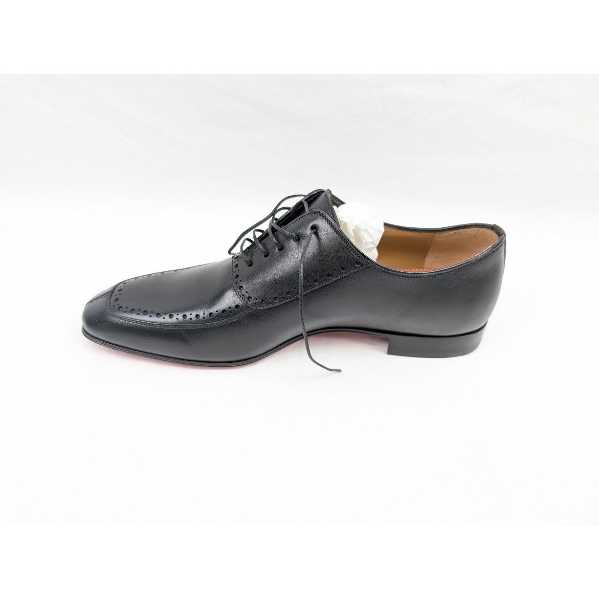 Christian Louboutin o1rshd1 Calf Flat Shoes in Black Size US 8 / EU 41 - 10 Thumbnail