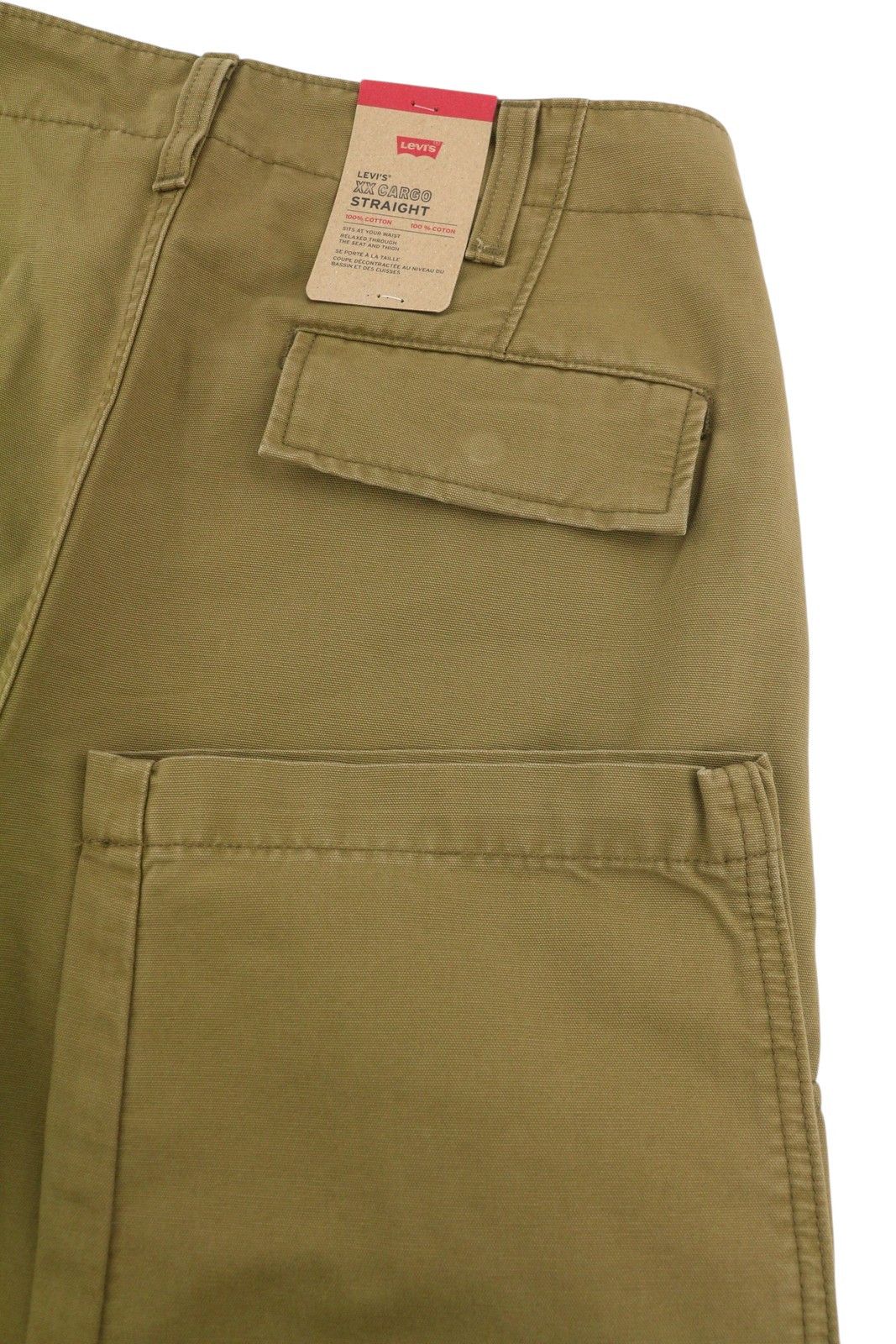 Levi's XX CARGO W32/L30 Brown Straight Cargo Pants 87050 Size US 32 / EU 48 - 5 Thumbnail