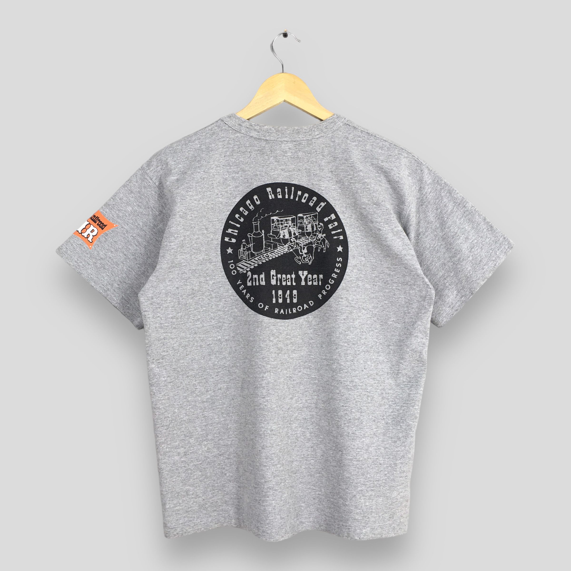 The Real McCoy's Real Mccoy's Great Northern Railway Gray T shirt Medium Size US M / EU 48-50 / 2 - 1 Thumbnail