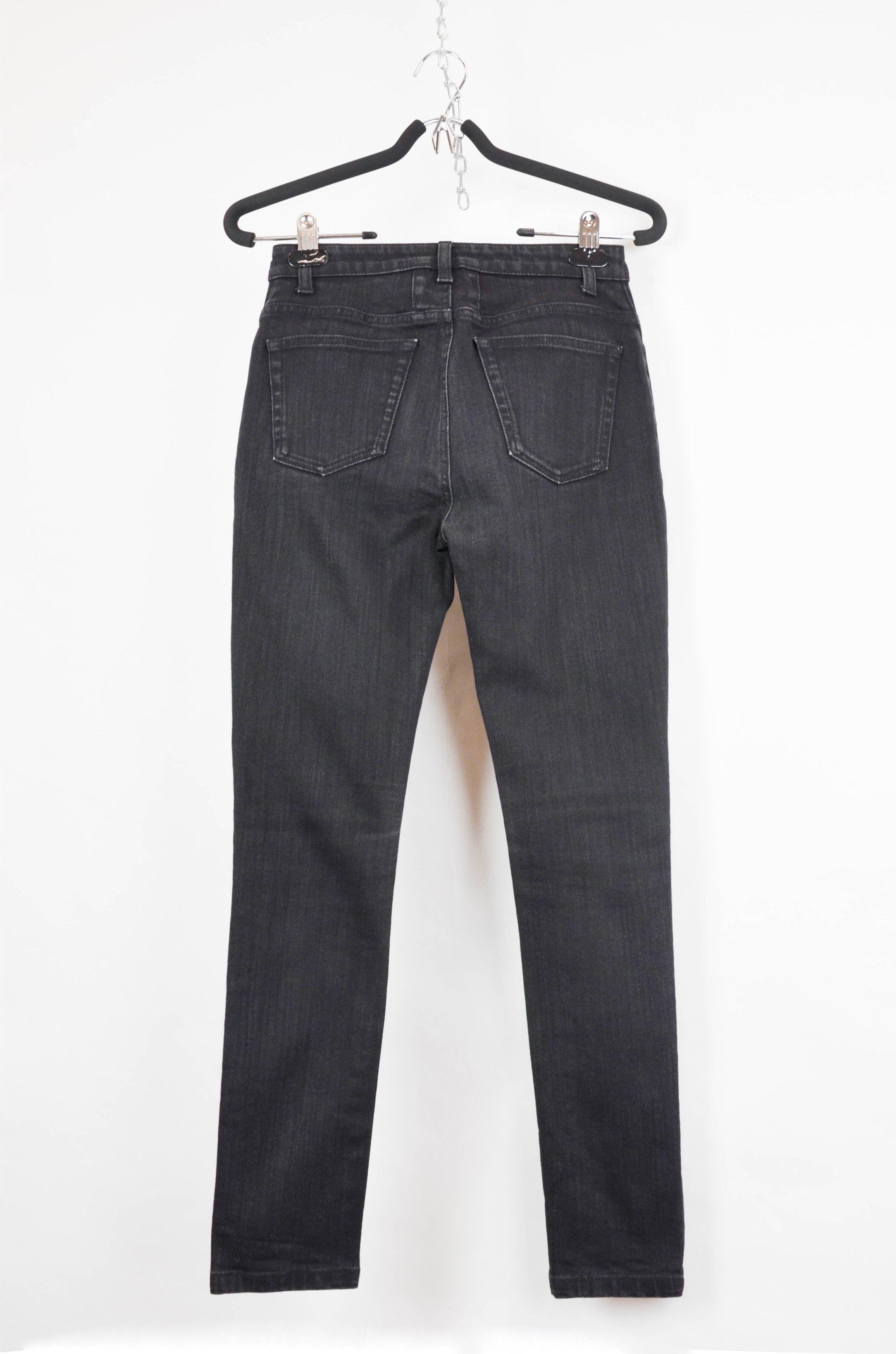 Saint Laurent Paris D04 Skinny Jeans Black - Size 28