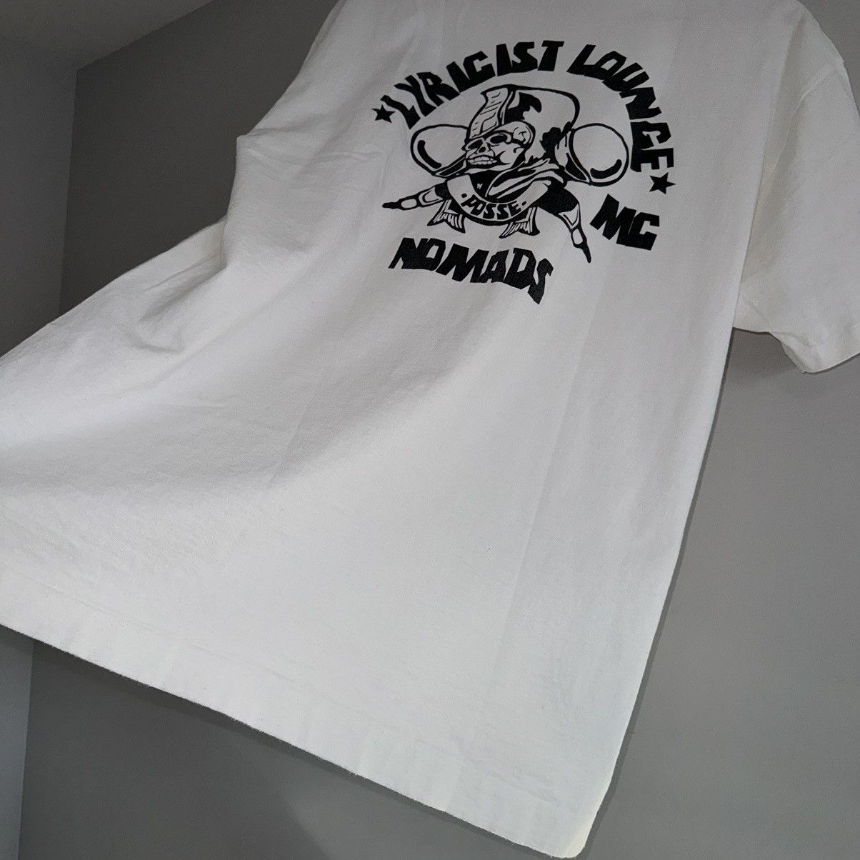 Bape × Nigo × Vintage NFS Exclusive Nomads Lyricist Lounge MC Posse Skull Tee Size US L / EU 52-54 / 3 - 12 Thumbnail
