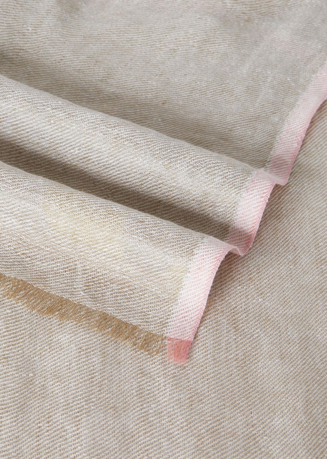 Loro Piana o1srvl11e0824 Size: OS / Tramontana Linen Scarf in Grey Size ONE SIZE - 2 Thumbnail