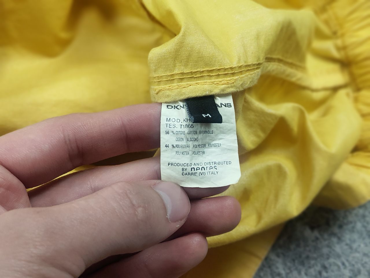 DKNY DKNY Vintage Donna Karan New York Yellow Windbreaker Jacket Size US M / EU 48-50 / 2 - 16 Thumbnail