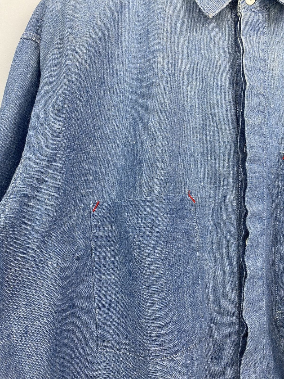 Japanese Brand Japanese Style Double Pocket Button Up Shirt Size US L / EU 52-54 / 3 - 4 Thumbnail