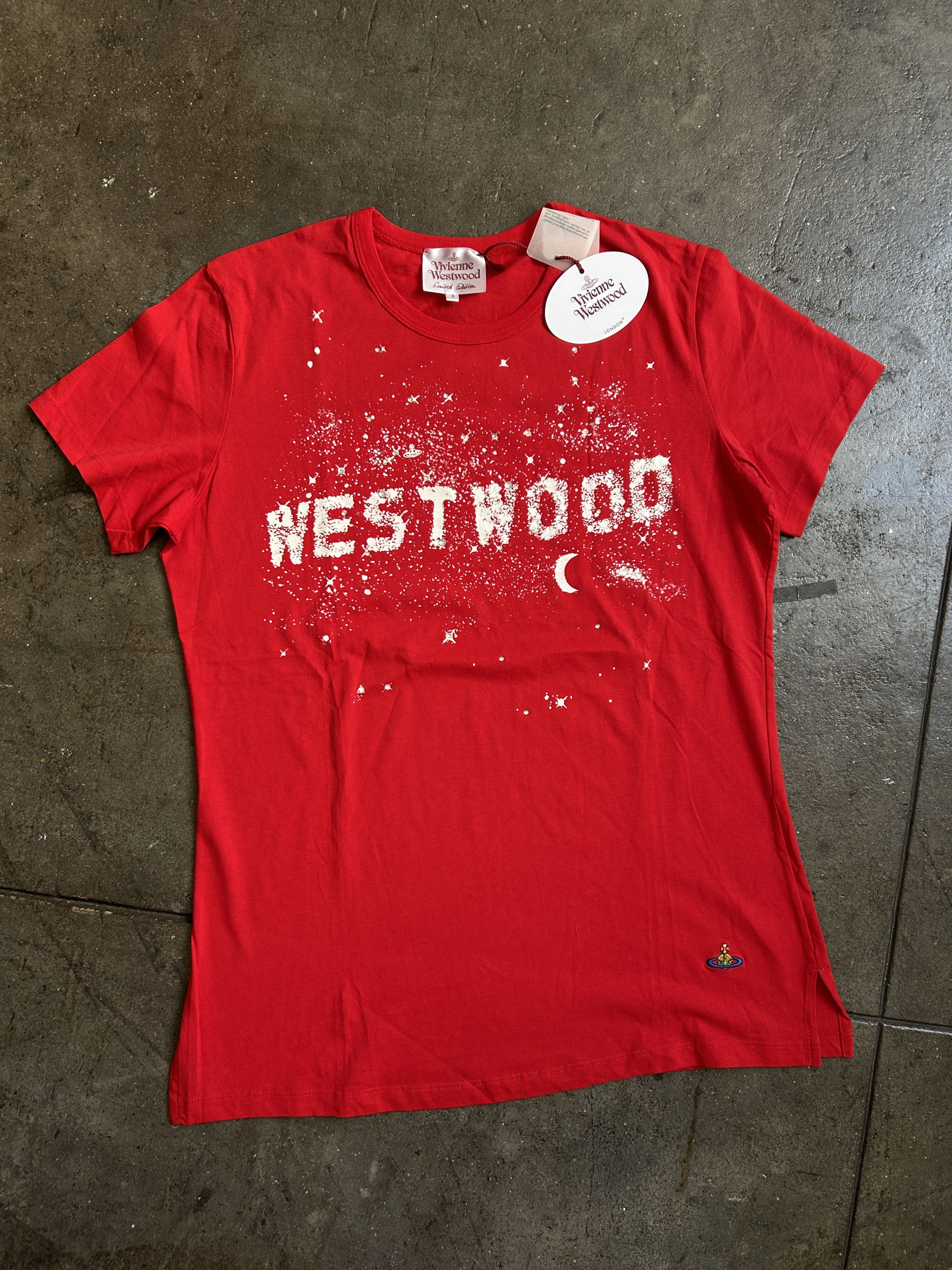 Vivienne Westwood LIMITED EDITION Hollywood Sign Vivienne Glitter Milky Shirt Size US S / EU 44-46 / 1 - 4 Thumbnail