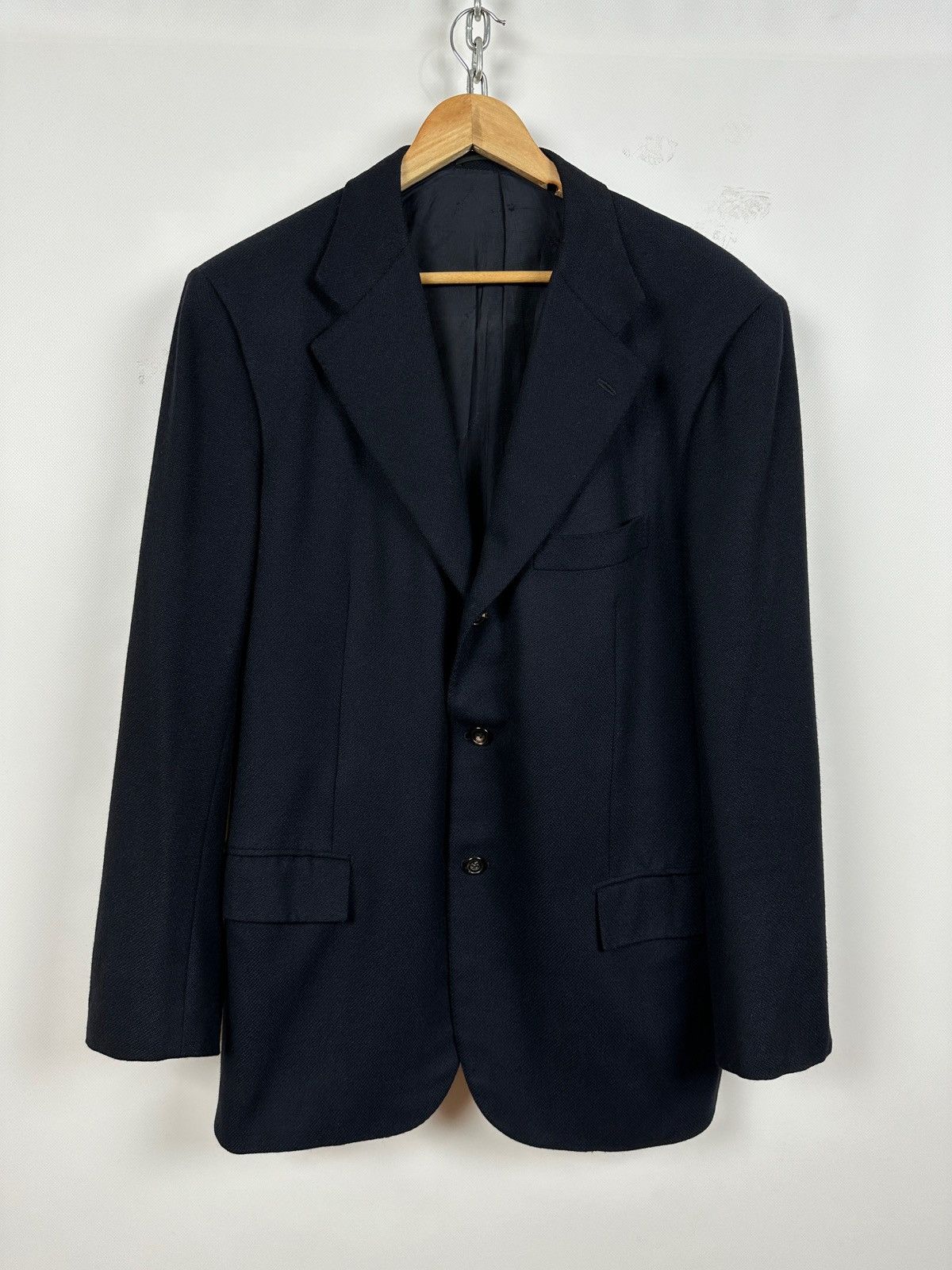 Kiton Vintage Kiton 3 Button Cashmere Blazer Jacket Size 54R - 7 Thumbnail