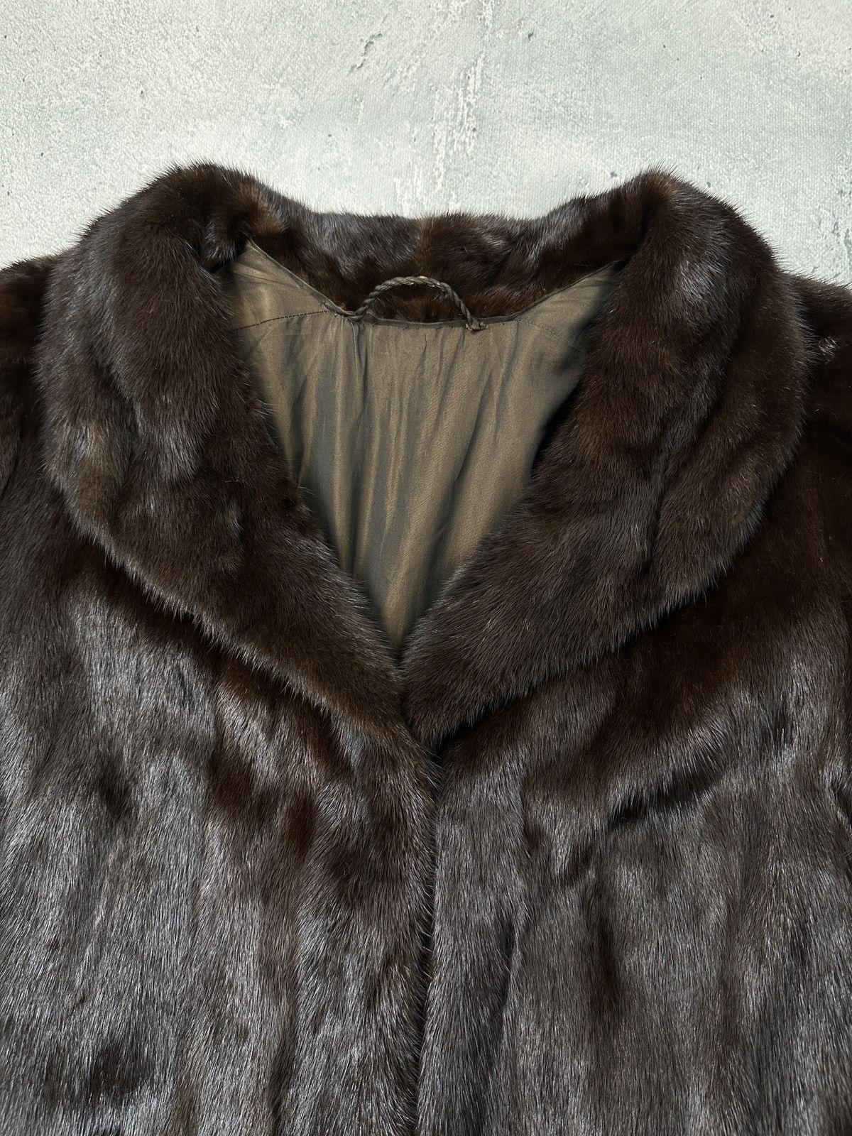 Sagafurs Rare Vintage SAGA Mink Royal Brown Full-Length Fur Lux Coat Size L / US 10 / IT 46 - 18 Thumbnail