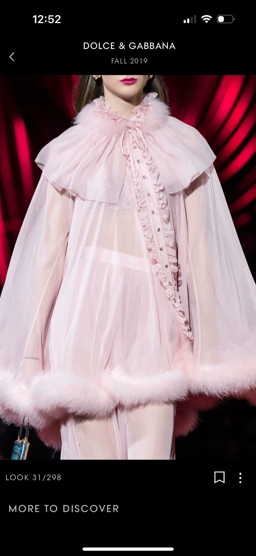 Dolce & Gabbana DG Runway Silk Fire Feather Cape w/Sleeves Italian 38 New Size XS / US 0-2 / IT 36-38 - 3 Thumbnail