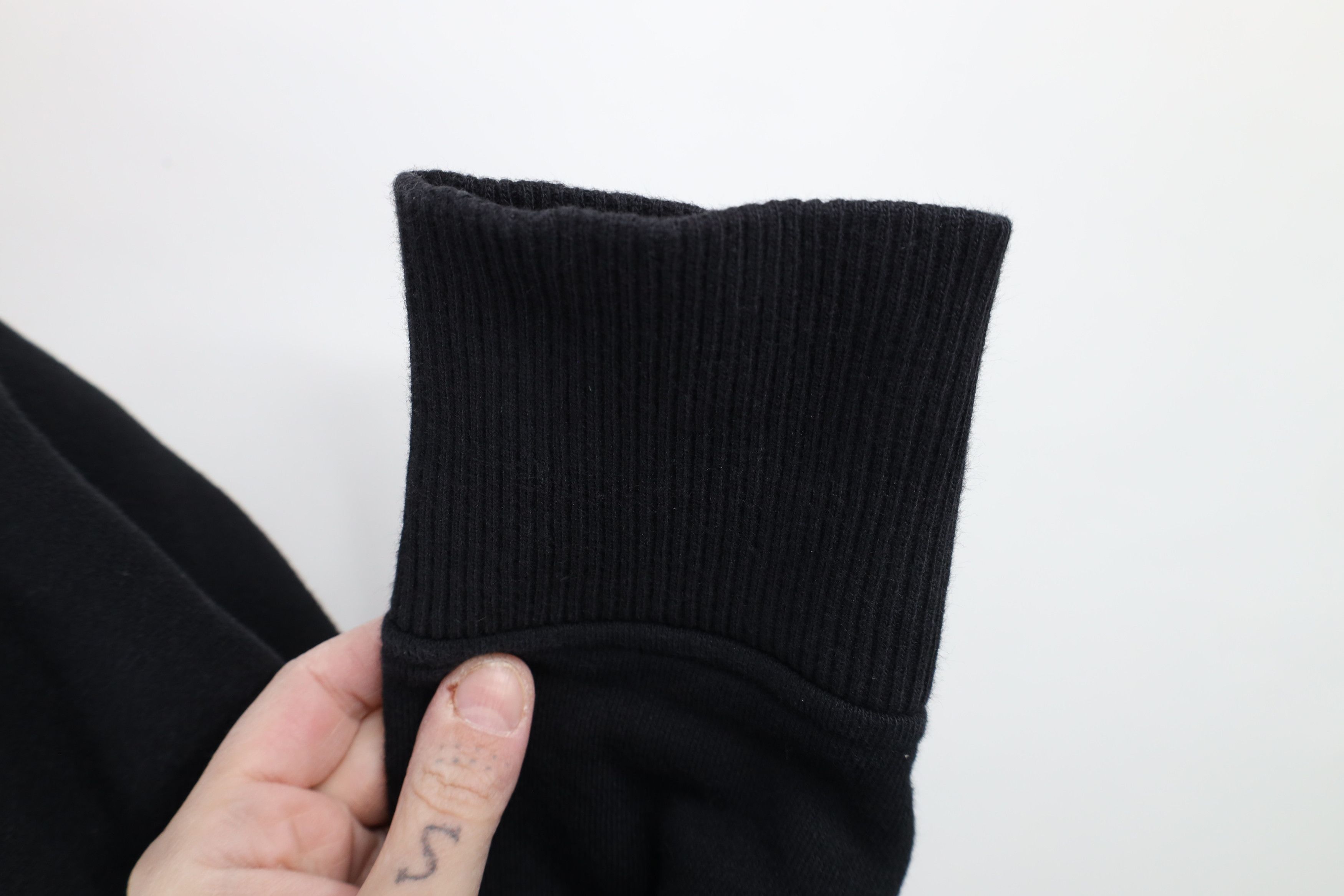 Athleta × Vintage Athleta Faded Prajna Wrap Open Front Hoodie Sweatshirt Black Size S / US 4 / IT 40 - 7 Thumbnail