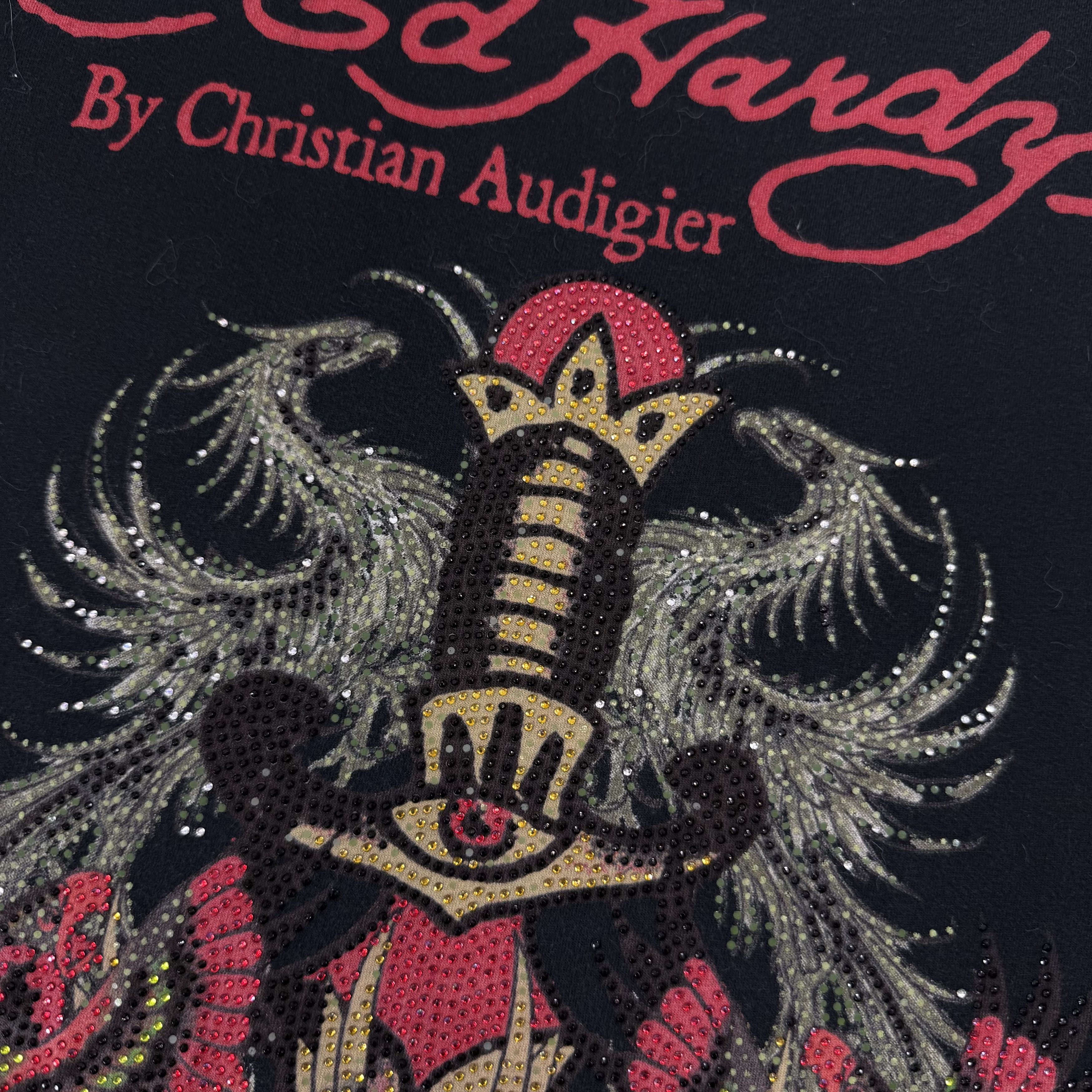 Ed Hardy Vintage Ed Hardy By Christian Audigier Y2K Graphic Tee Shirt Size US M / EU 48-50 / 2 - 12 Thumbnail