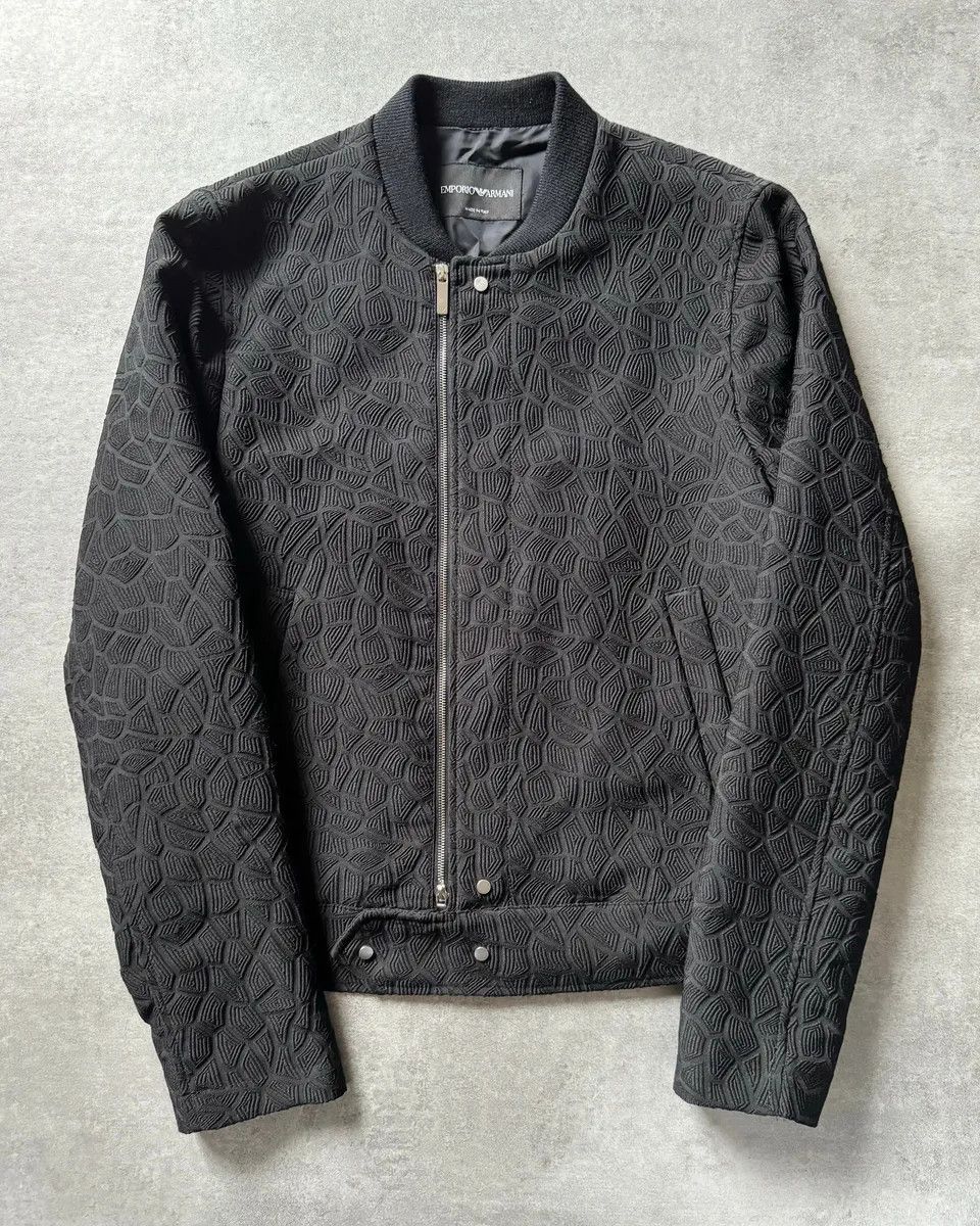 Emporio Armani SS2001 Emporio Armani Arm Zip Bomber Jacket (S 
