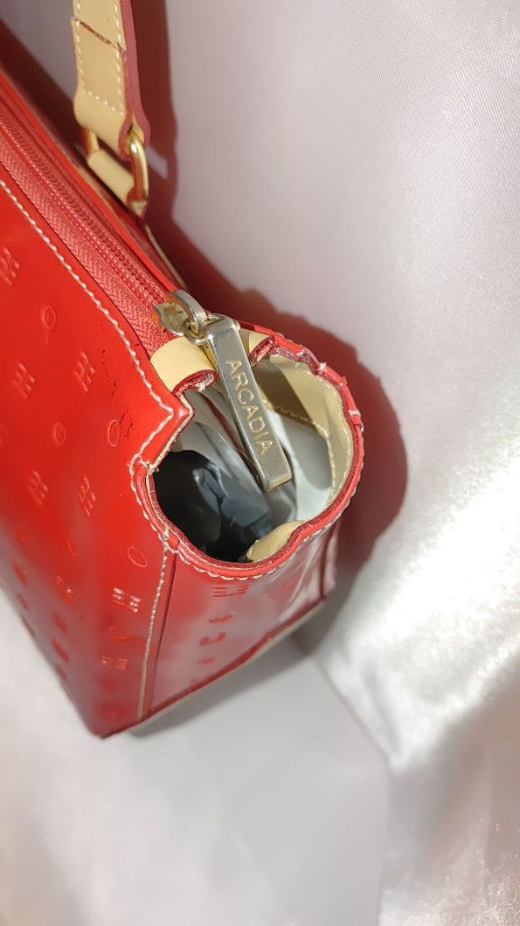 Other Arcadia Patent Leather Embossed Shoulder Bag Size ONE SIZE - 4 Thumbnail