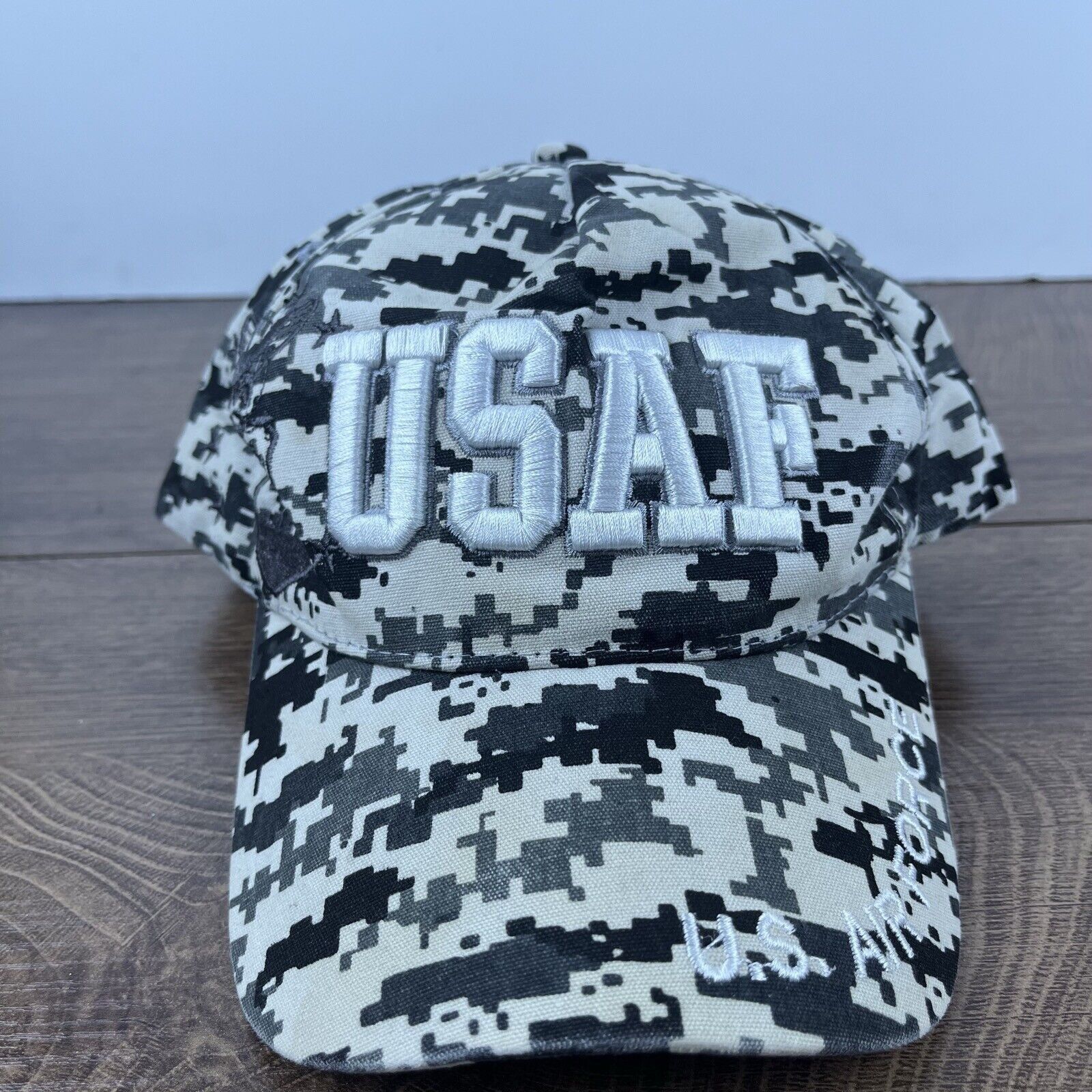 Other USAF Hat United States Air Force Adjustable Hat Camo Adjusta Size ONE SIZE - 2 Thumbnail